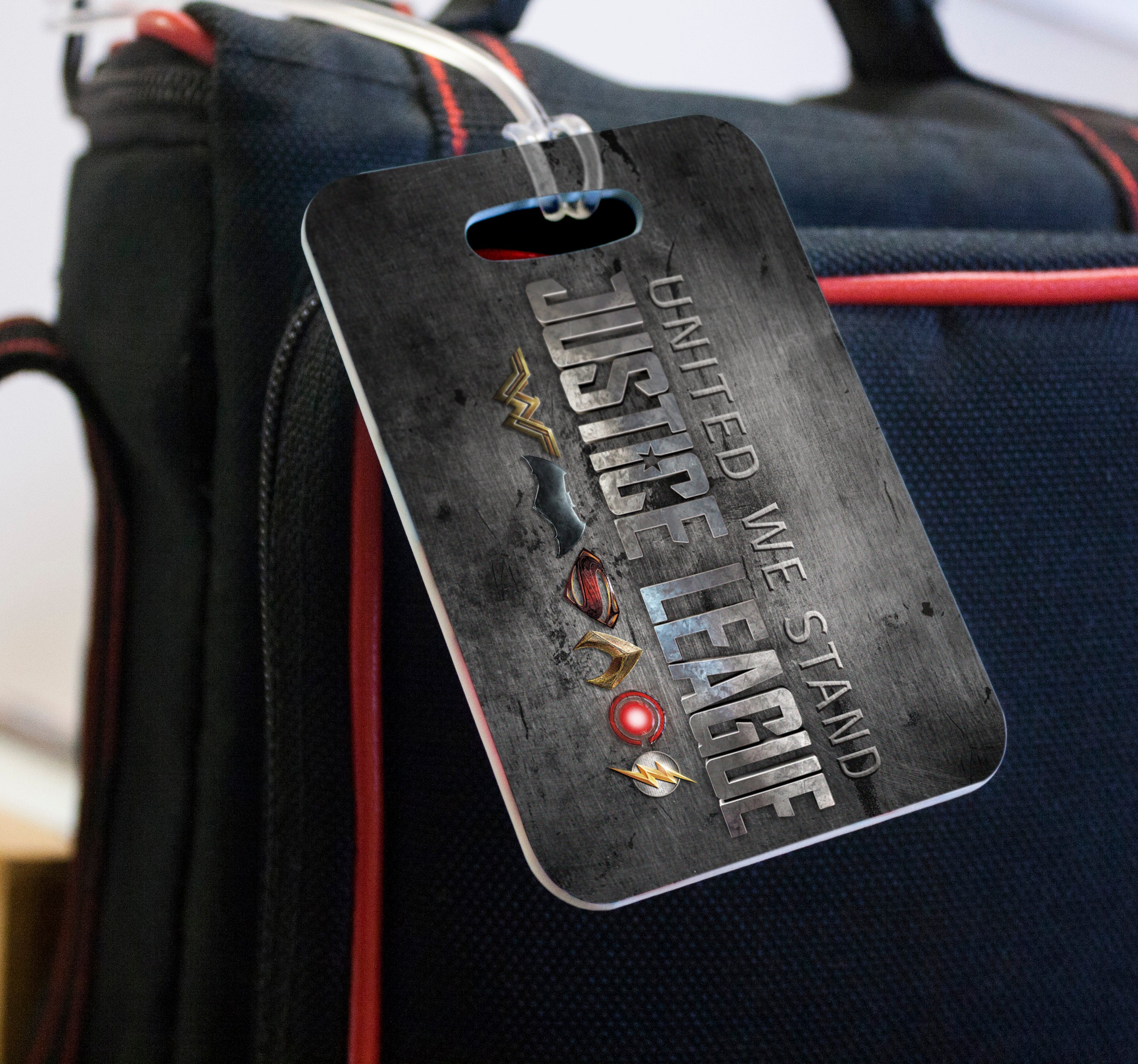 Justice League (United We Stand Logo) Luggage Tag LTREC040