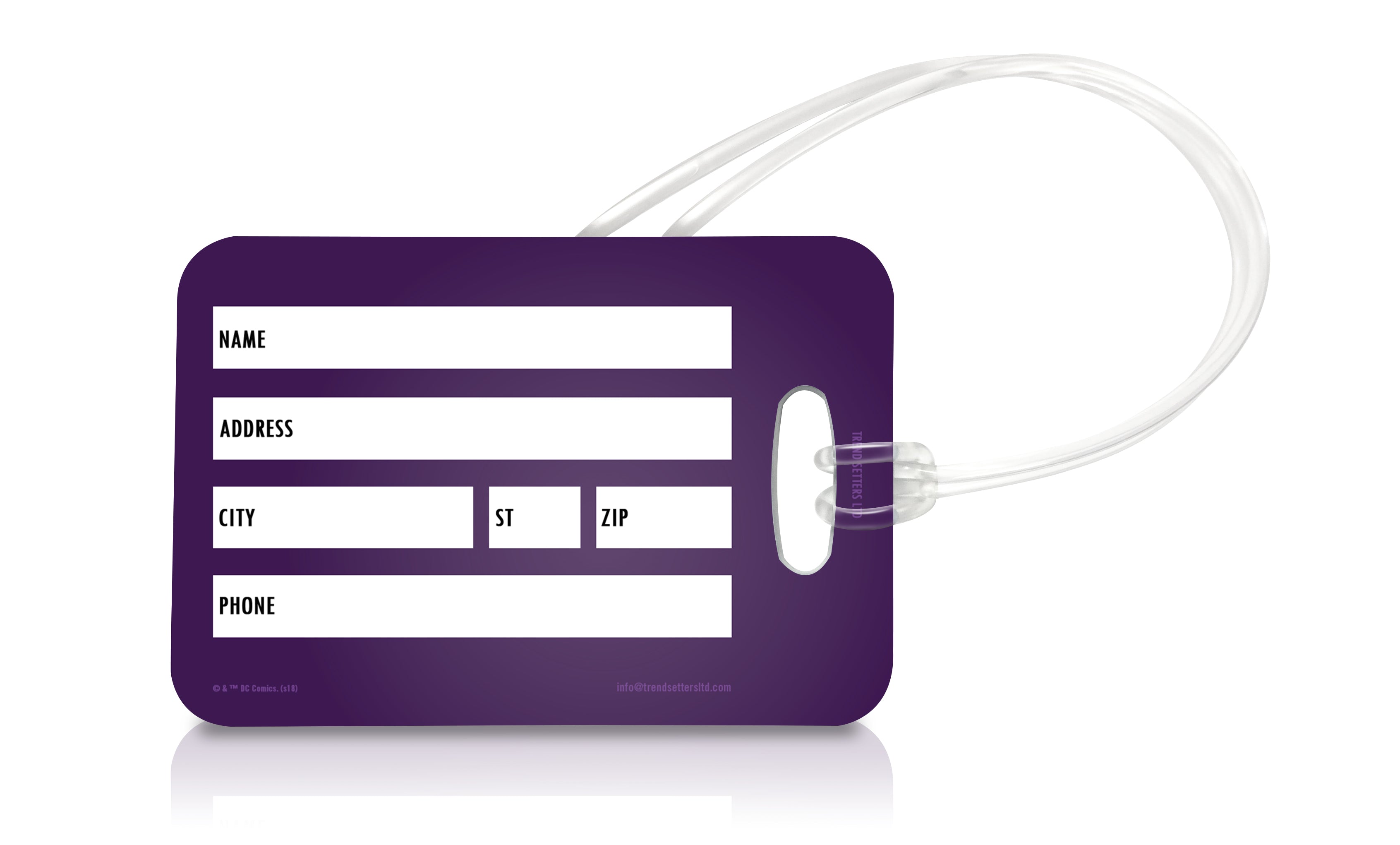 DC Super Hero Girls (Girls Taking Action) Luggage Tag LTREC050