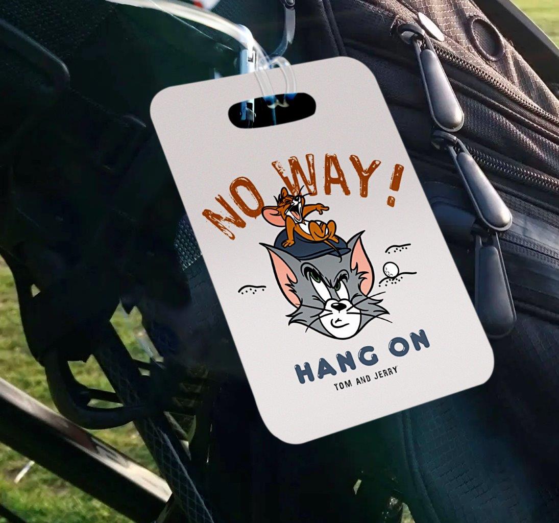 Tom and Jerry (Golfing Tom) Luggage Tag LTREC085