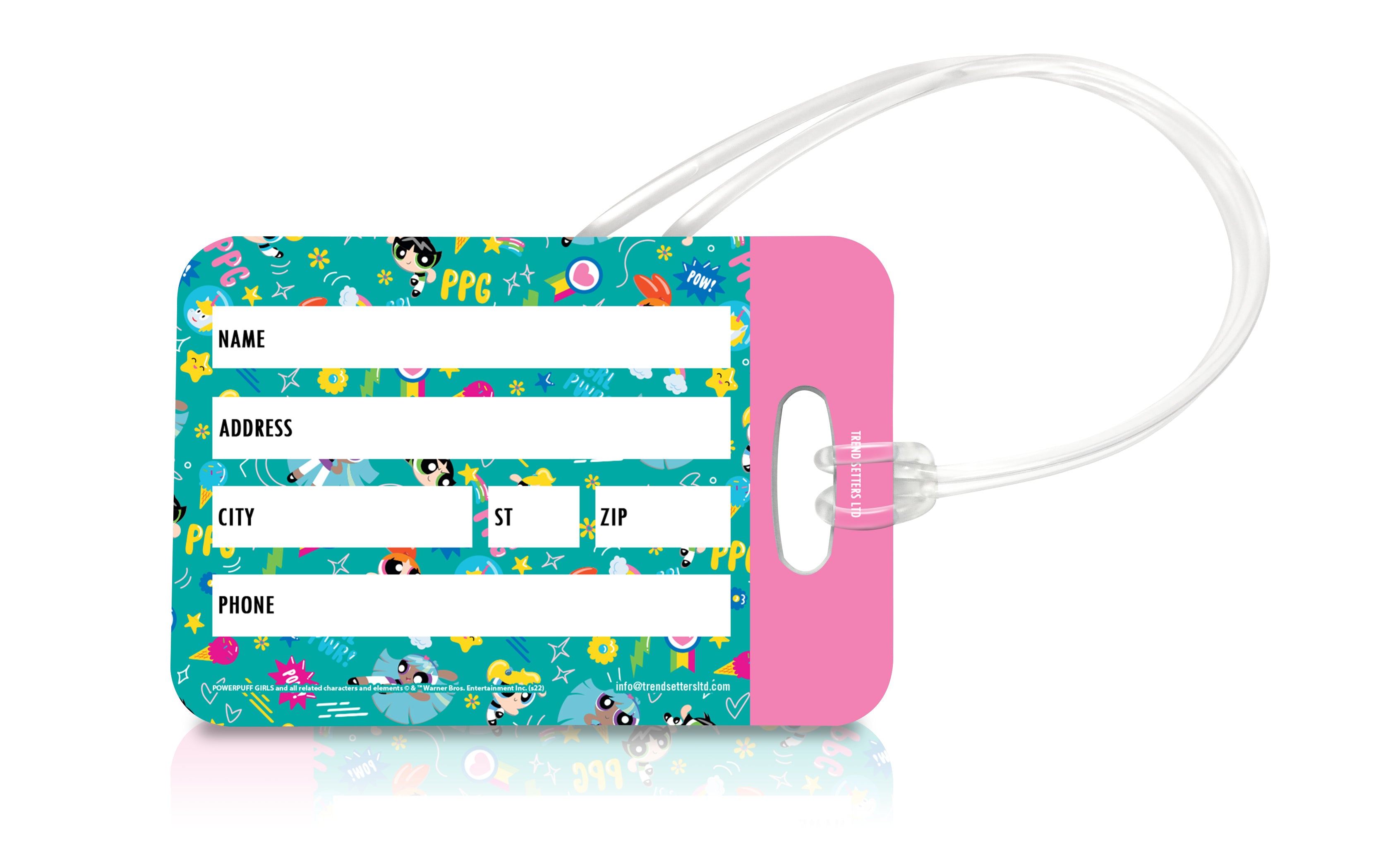 The Powerpuff Girls (Sugar Spice and Everything Nice) Luggage Tag LTREC089