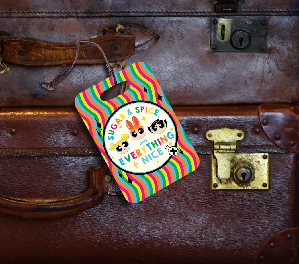 The Powerpuff Girls (Sugar Spice and Everything Nice) Luggage Tag LTREC089