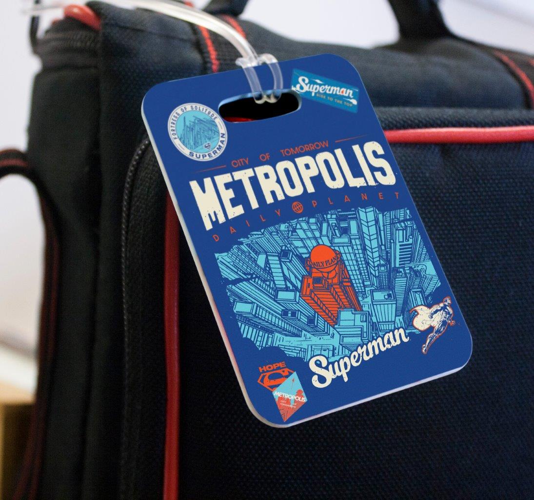 Superman (Visit Metropolis) Luggage Tag LTREC093
