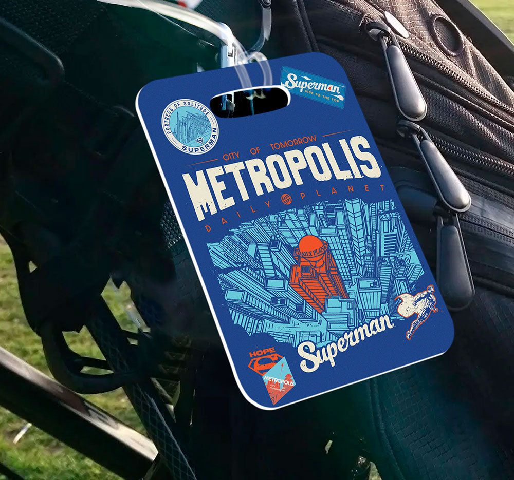 Superman (Visit Metropolis) Luggage Tag LTREC093