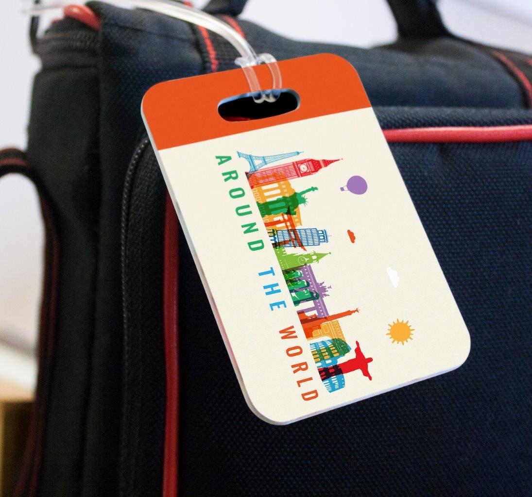 Trend Setters Original (Around the World) Luggage Tag LTREC095