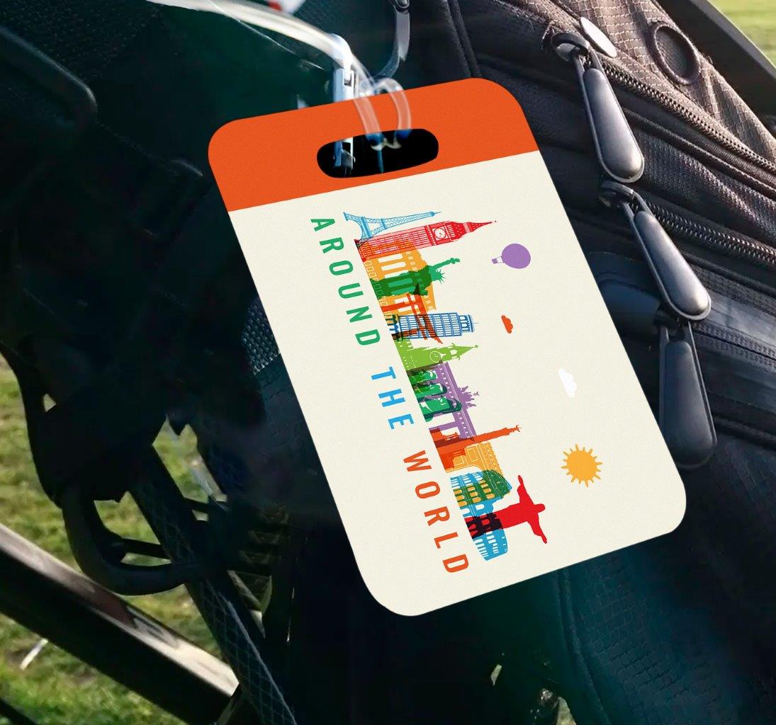 Trend Setters Original (Around the World) Luggage Tag LTREC095