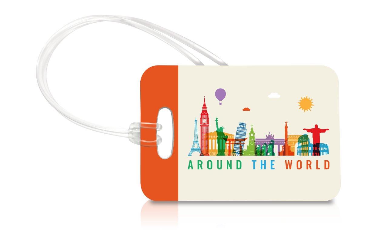 Trend Setters Original (Around the World) Luggage Tag LTREC095