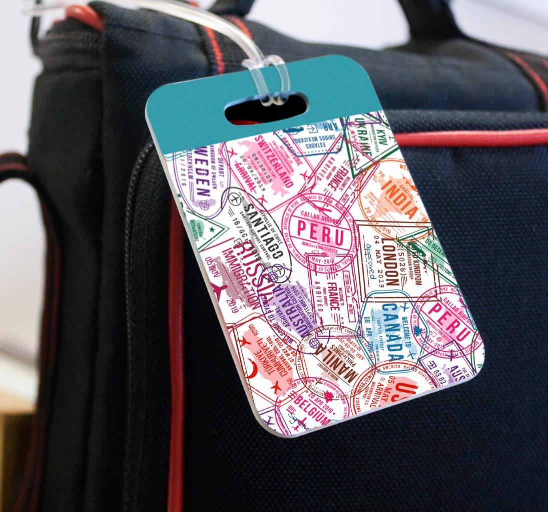 Trend Setters Original (Location Stamps) Luggage Tag LTREC096