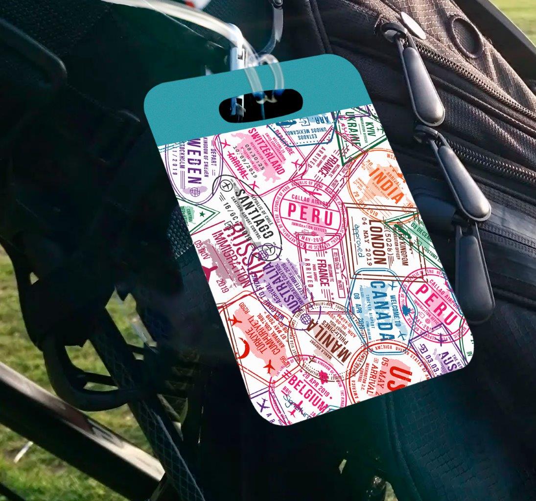 Trend Setters Original (Location Stamps) Luggage Tag LTREC096