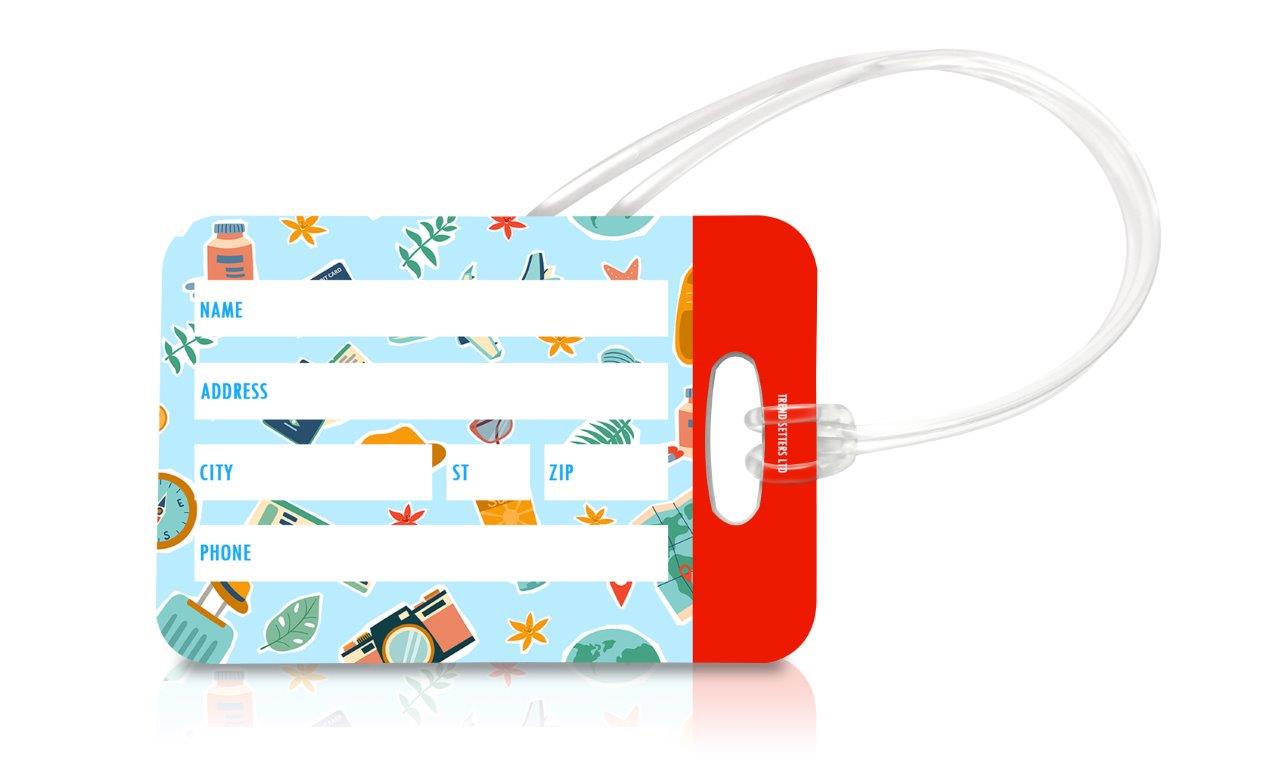 Trend Setters Original (Family Trip - Personalized) Luggage Tag LTREC097