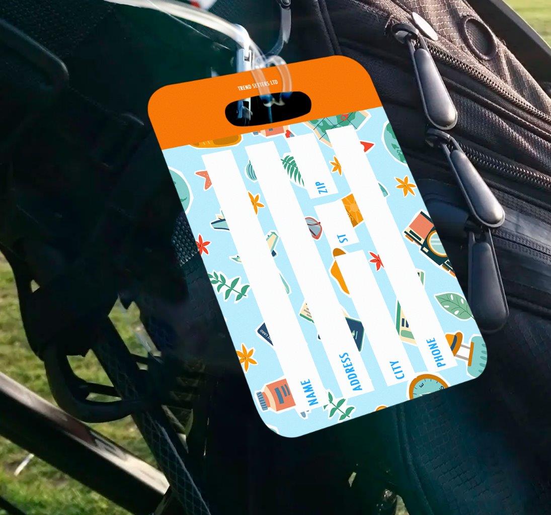 Trend Setters Original (Family Trip - Personalized) Luggage Tag LTREC097