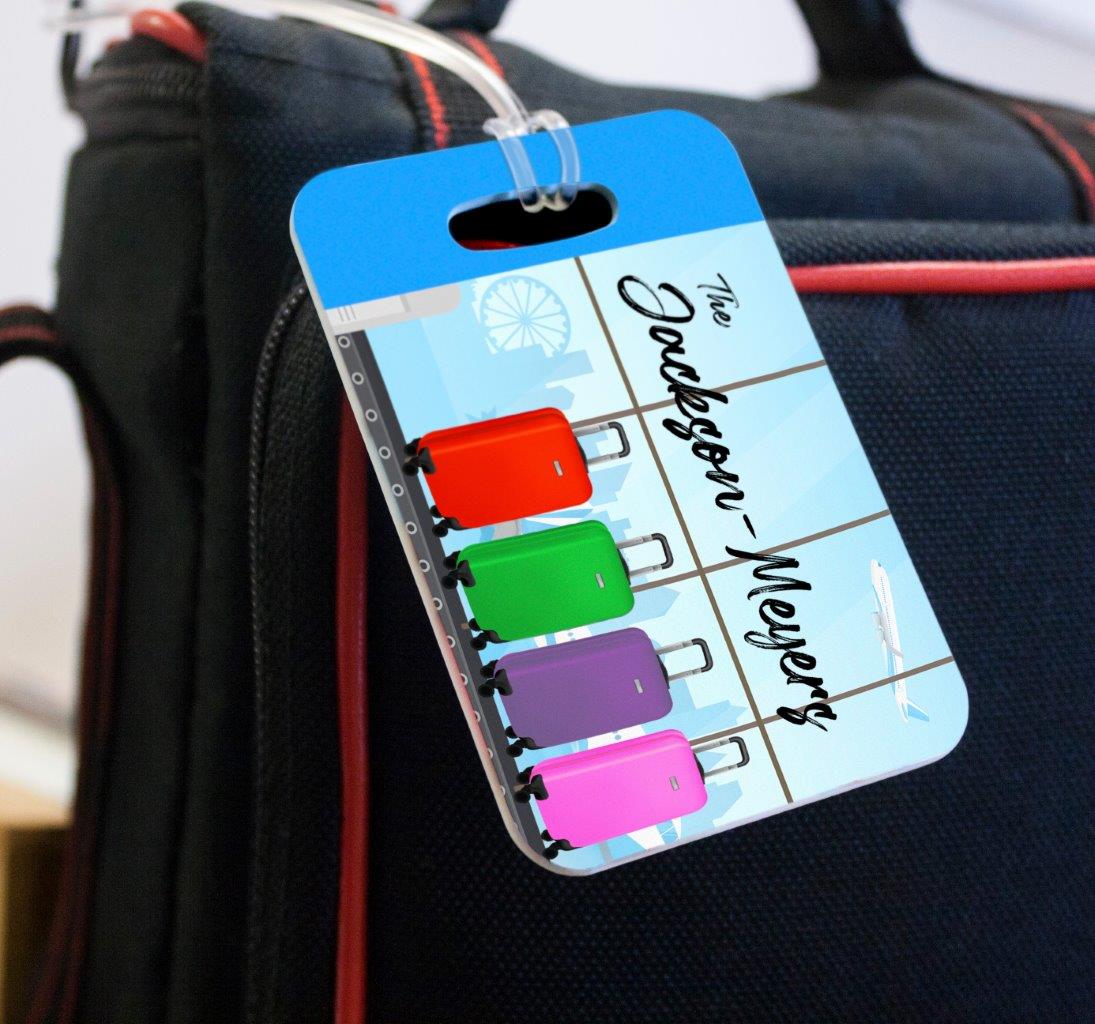 Trend Setters Original (Family Trip - Personalized) Luggage Tag LTREC097