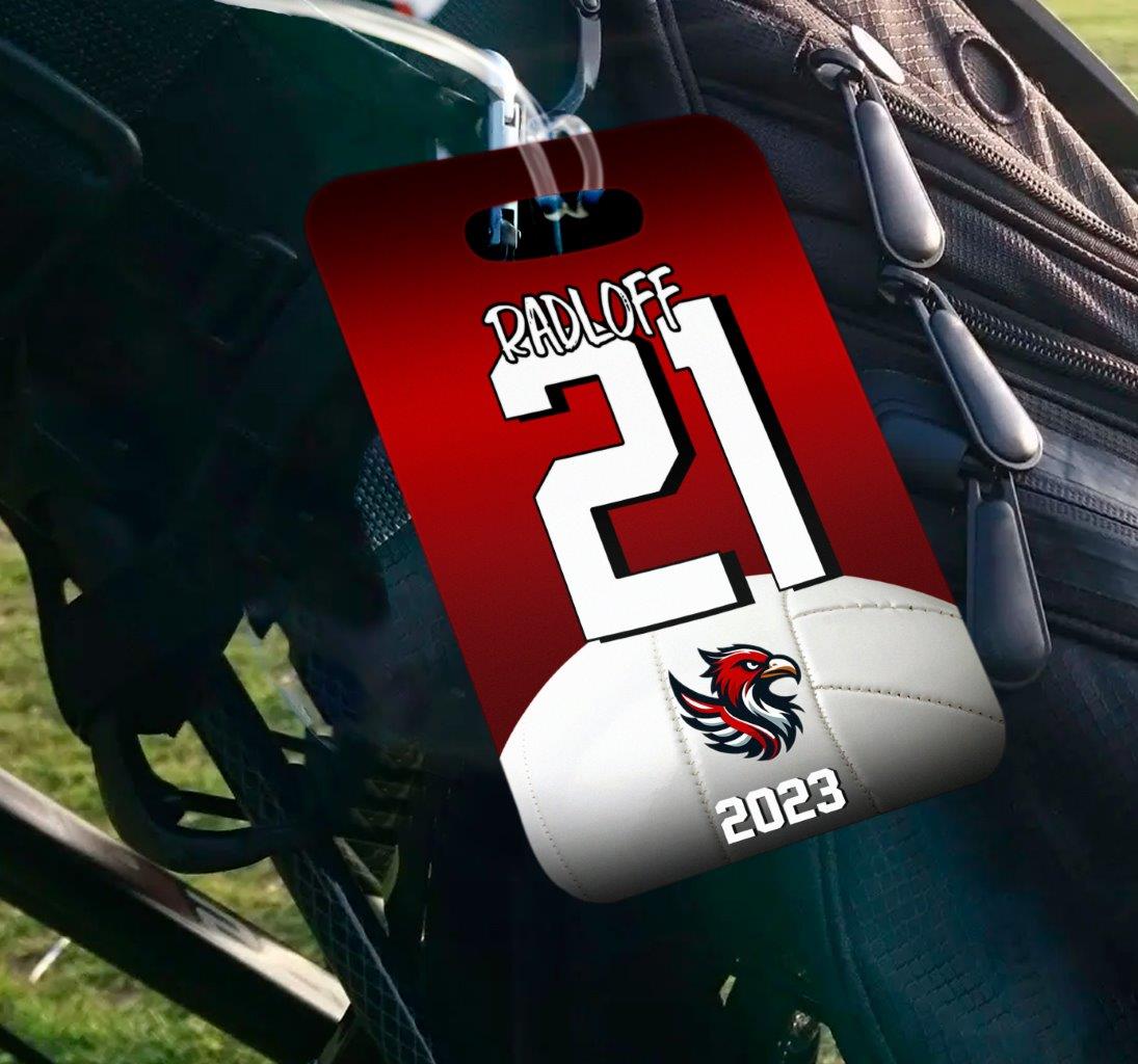 Trend Setters Original (Sports Bag Tag - Personalized) Luggage Tag LTRECU094