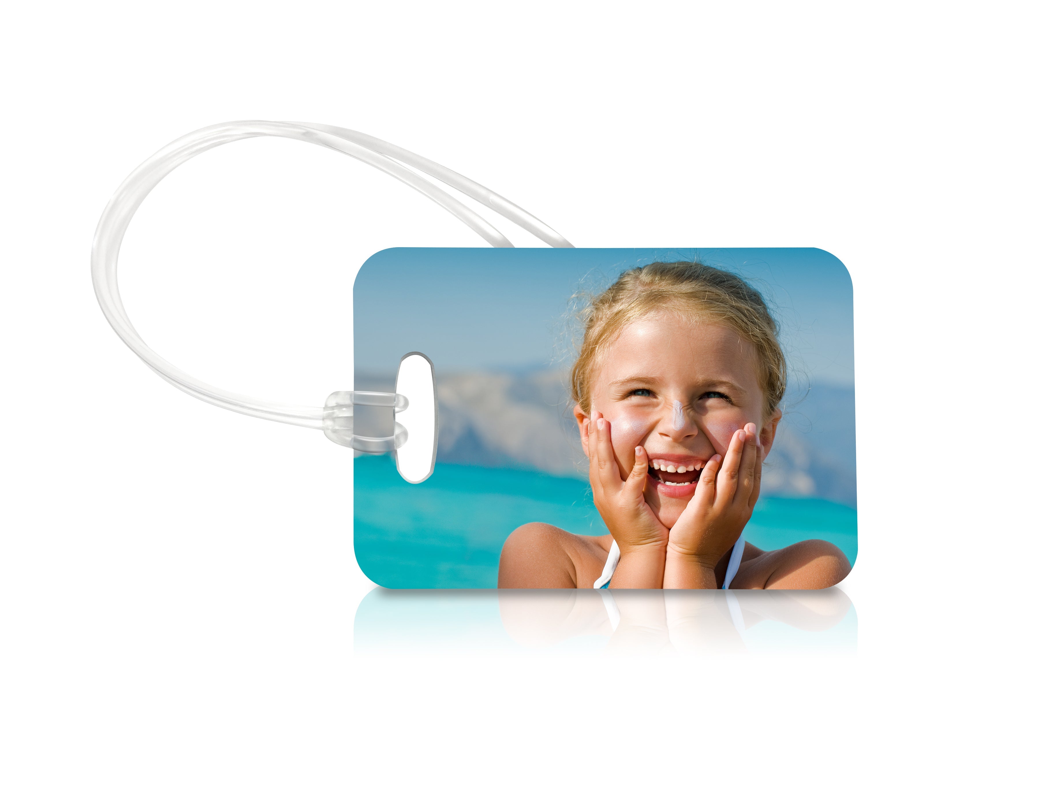 Personalized Rectangle Luggage Tag - Add your photo!