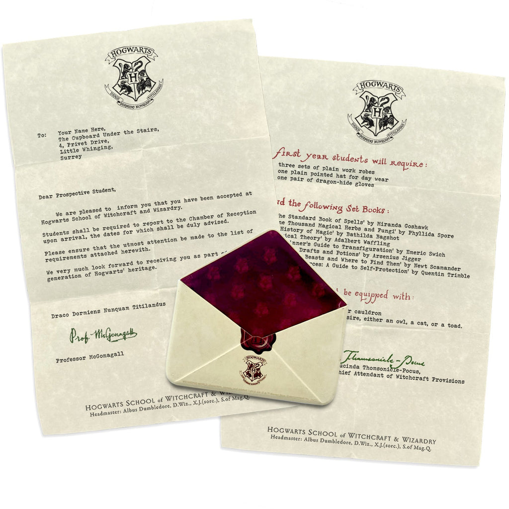 Harry Potter (Hogwarts Acceptance Letter - Personalized) Resin Magnet MAGENV001