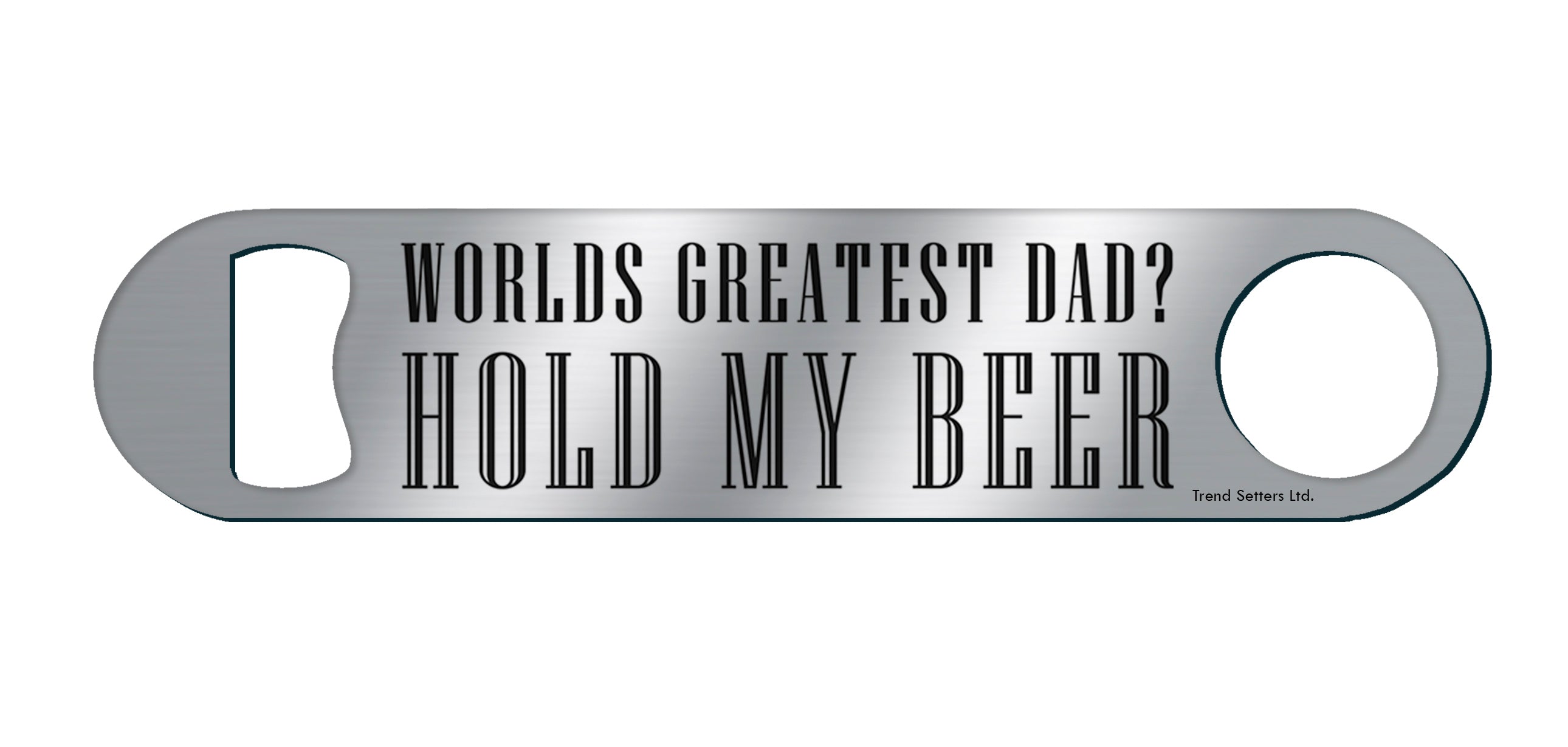 Father's Day (World's Greatest Dad) Metal Bar Blade Bottle Opener MBB005
