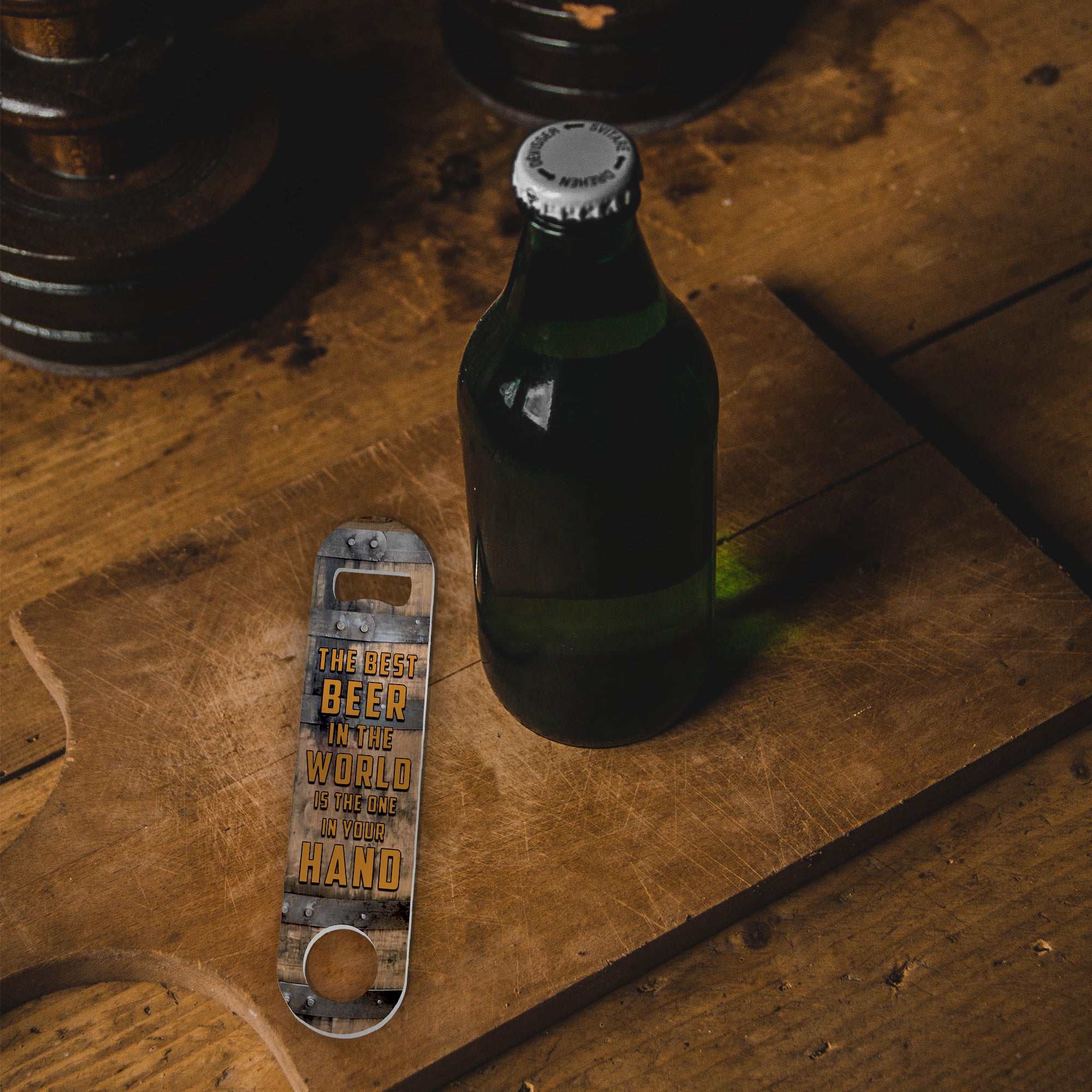 Beer Collection (The Best Beer In The World) Metal Bar Blade Bottle Opener MBB008