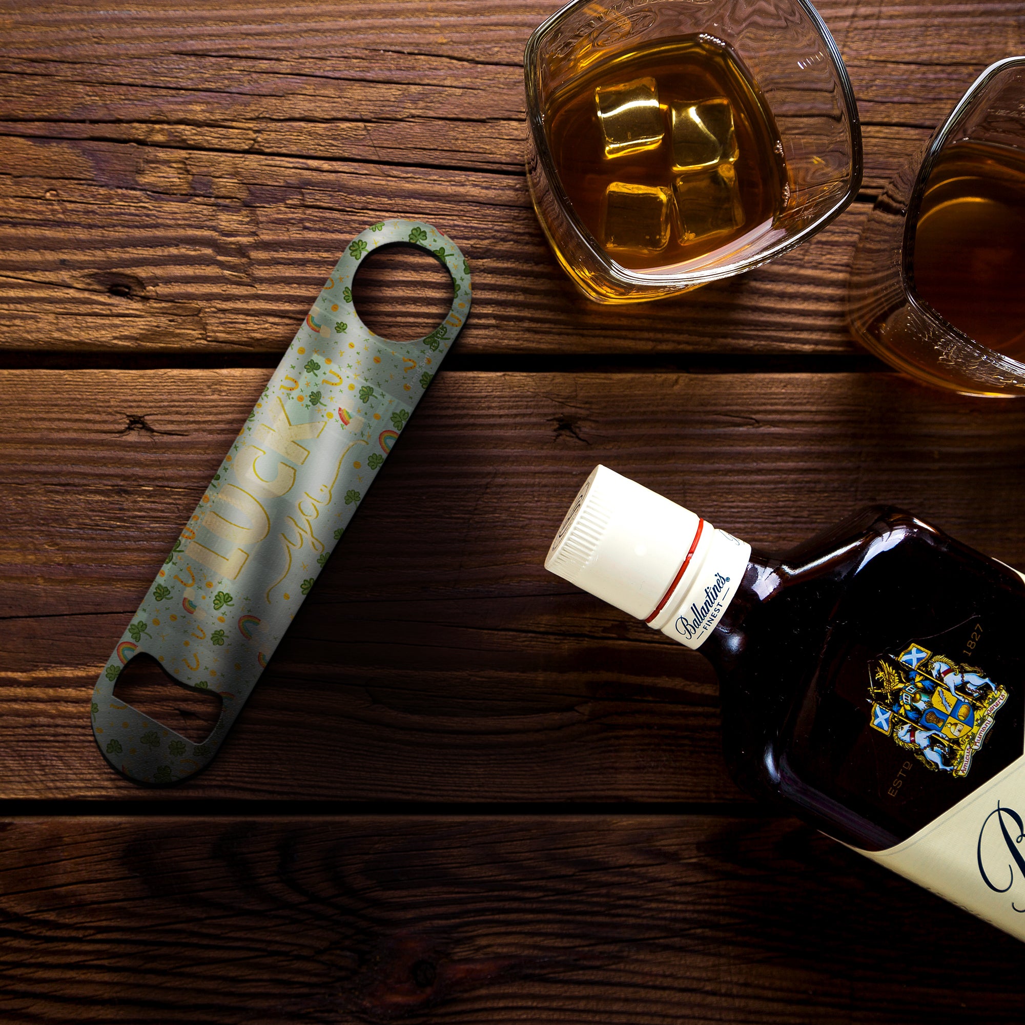 Beer Collection (Doodle) Metal Bar Blade Bottle Opener MBB044