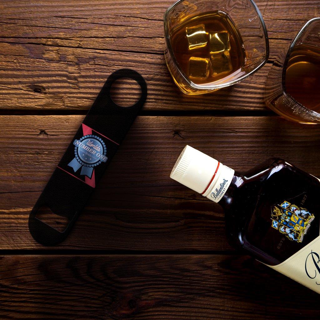 Father's Day (Worlds Number One Dad) Metal Bar Blade Bottle Opener MBB054