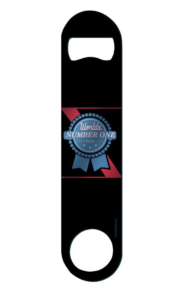 Father's Day (Worlds Number One Dad) Metal Bar Blade Bottle Opener MBB054