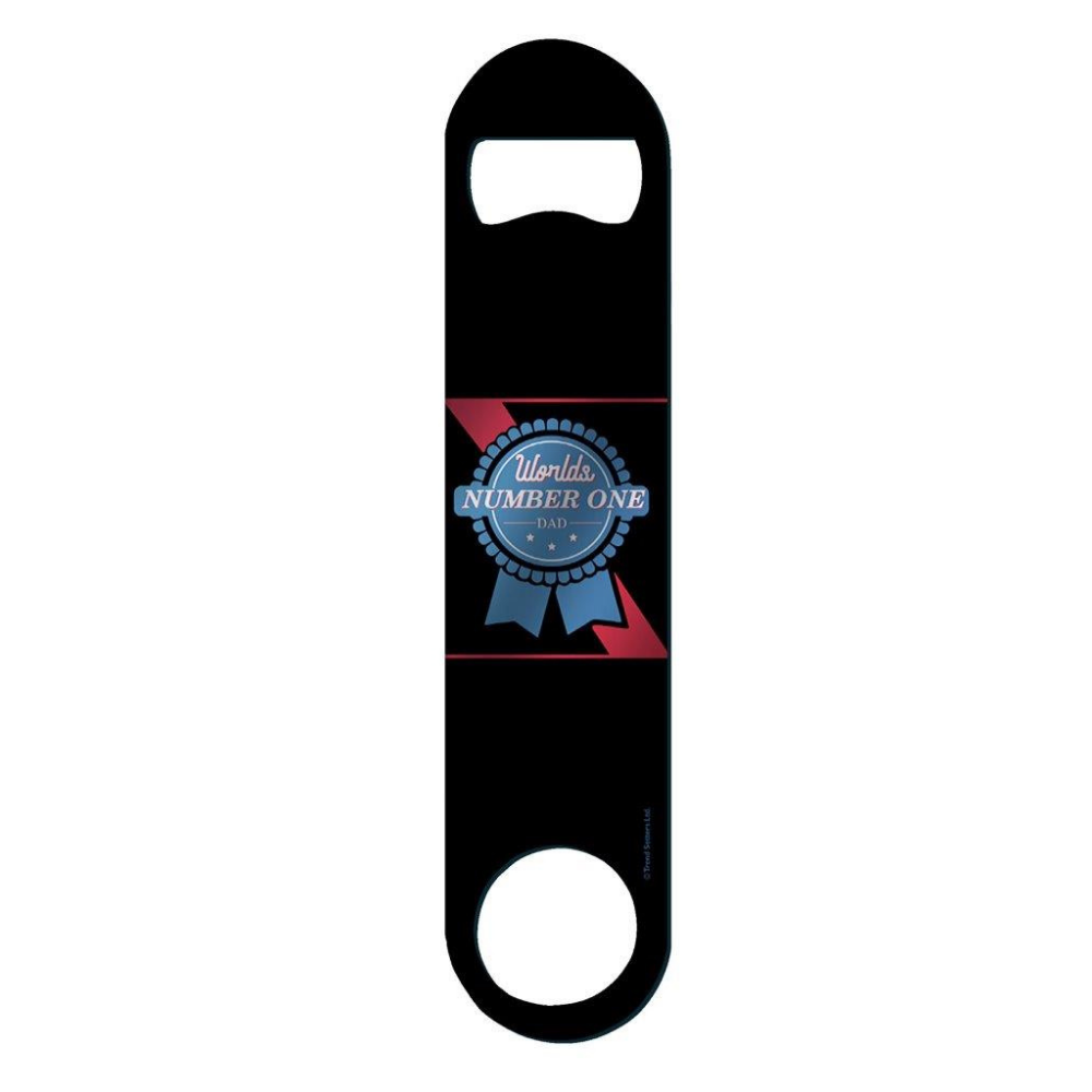 Father's Day (Worlds Number One Dad) Metal Bar Blade Bottle Opener MBB054