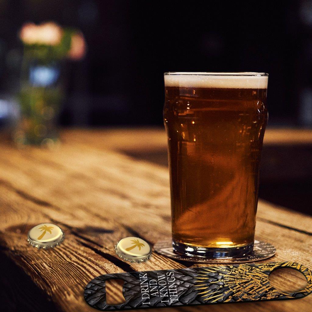 Game of Thrones (Drink and I know Things) Metal Bar Blade Bottle Opener MBB061