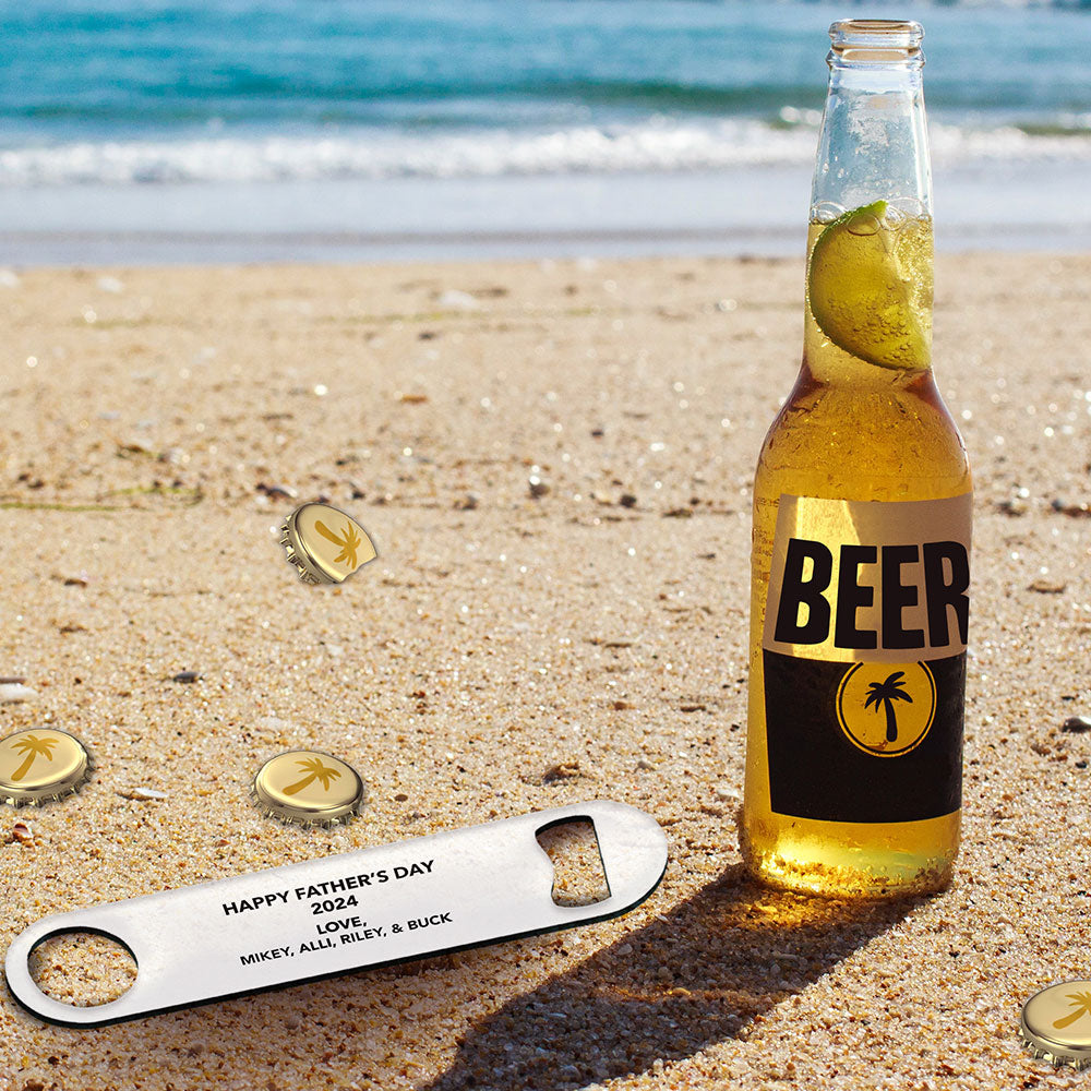Trend Setters Original (Dada to Bruh) Personalized Metal Bar Blade Bottle Opener MBB068