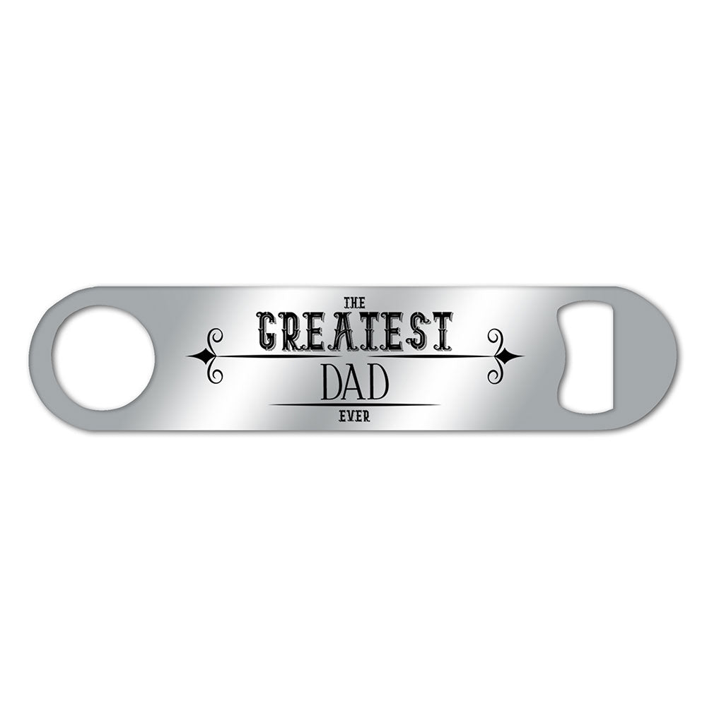 Trend Setters Original (The Greatest Dad Ever) Personalized Metal Bar Blade Bottle Opener MBB069