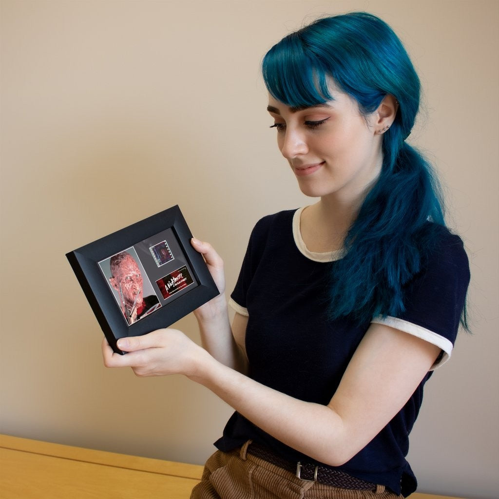A Nightmare On Elm Street (Freddy Close Up) Minicell FilmCells Framed Desktop Presentation USFC5515