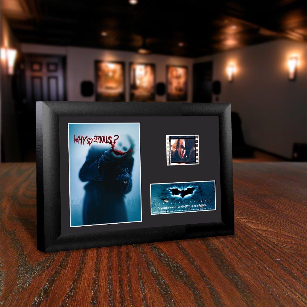 Batman: The Dark Knight (Joker) Minicell FilmCells Framed Desktop Presentation USFC5990
