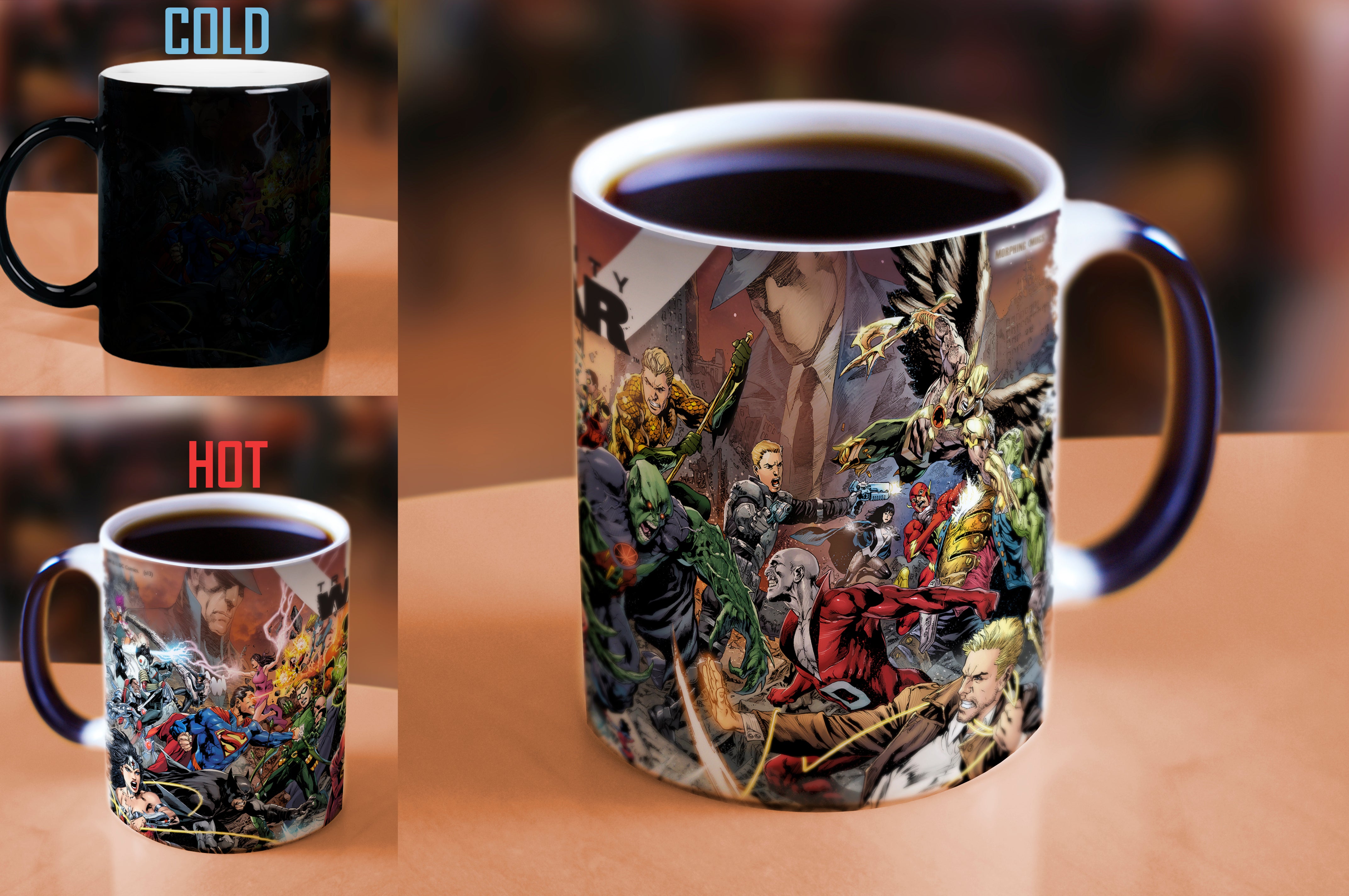 DC Comics (Trinity War) Morphing Mugs® Heat-Sensitive Mug MMUG001