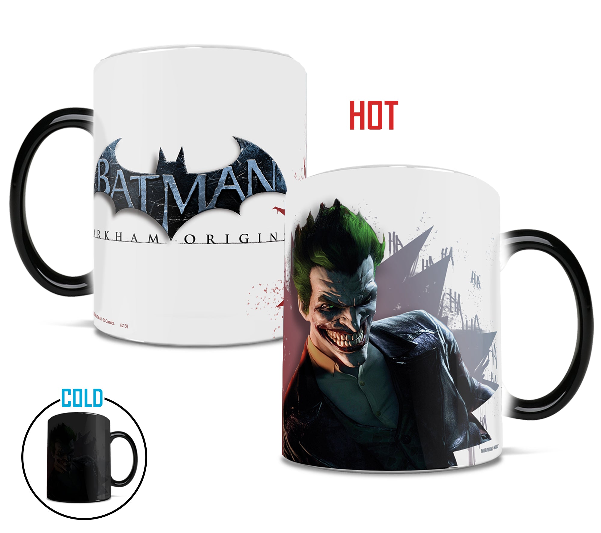 DC Comics (Batman: Arkham City - The Joker) Morphing Mugs® Heat-Sensitive Mug MMUG013