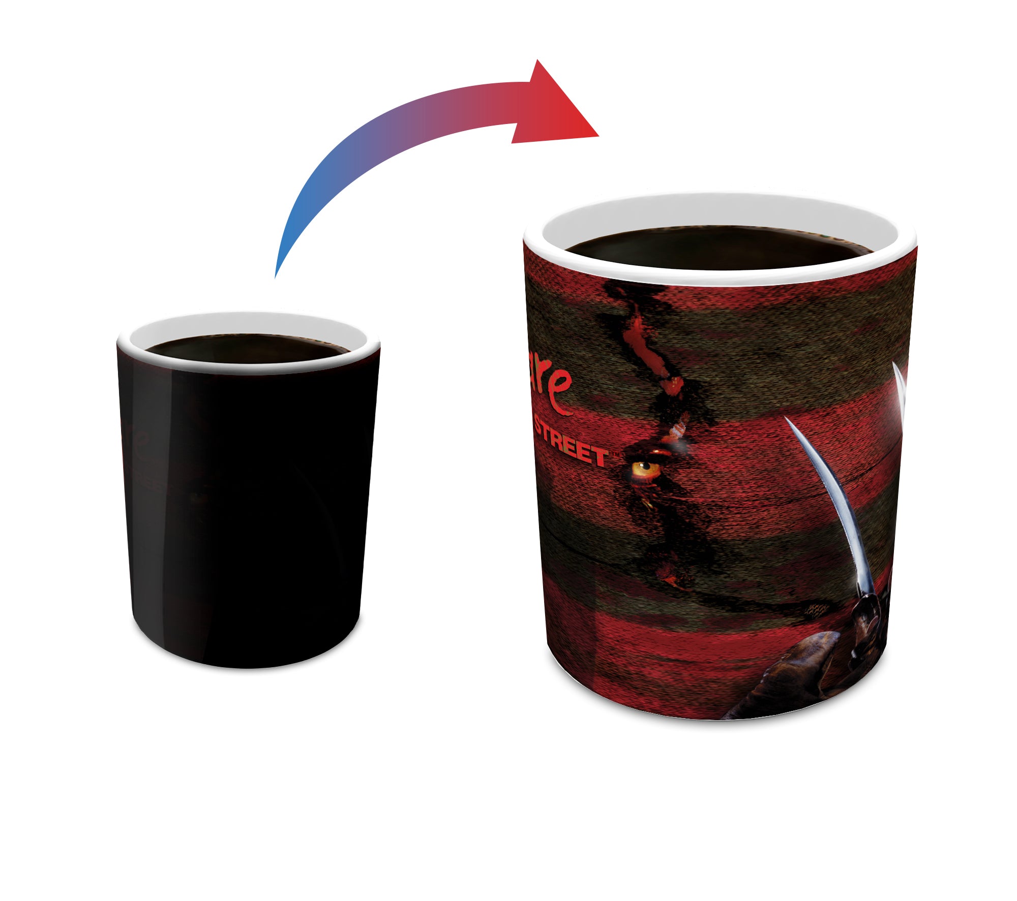 A Nightmare on Elm Street (Glove and Shirt)  Morphing Mugs® Heat-Sensitive Mug MMUG018