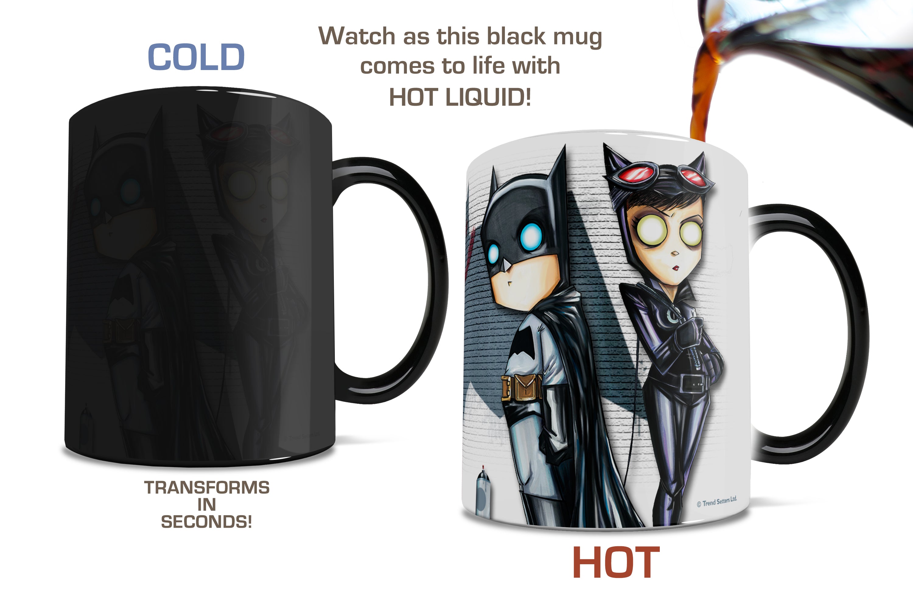 DC Comics (Justice League - Graffiti Batman) Morphing Mugs® Heat-Sensitive Mug MMUG024