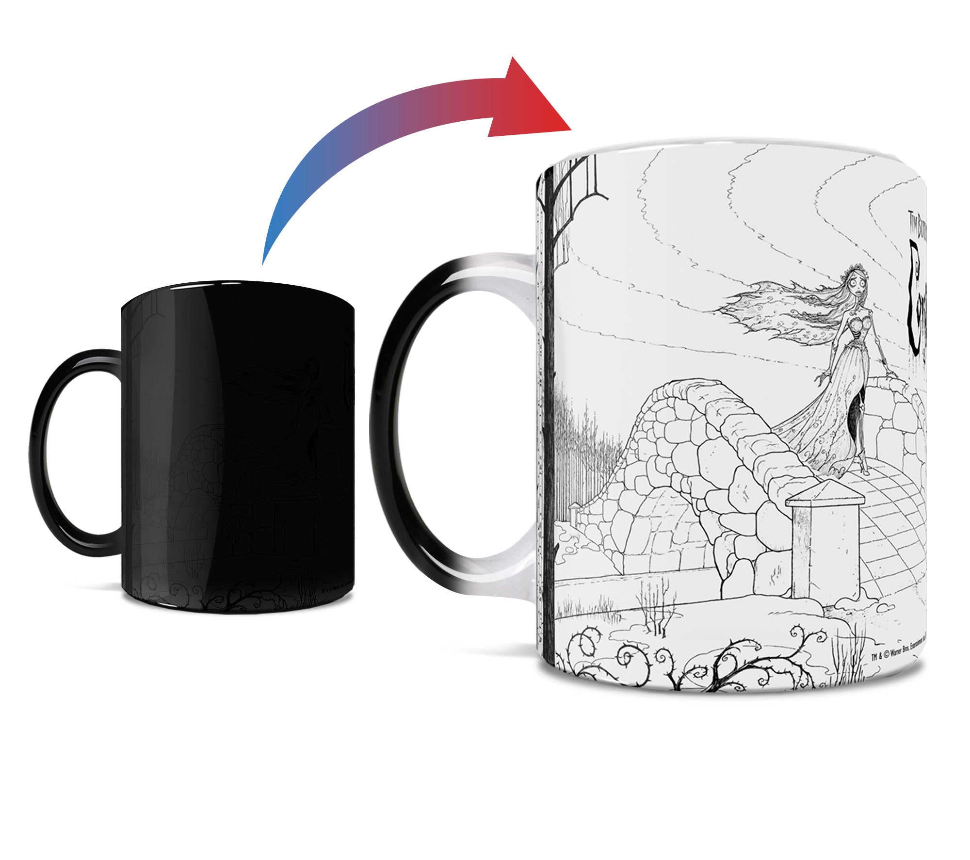 The Corpse Bride (Sketch) Morphing Mugs® Heat-Sensitive Mug MMUG027