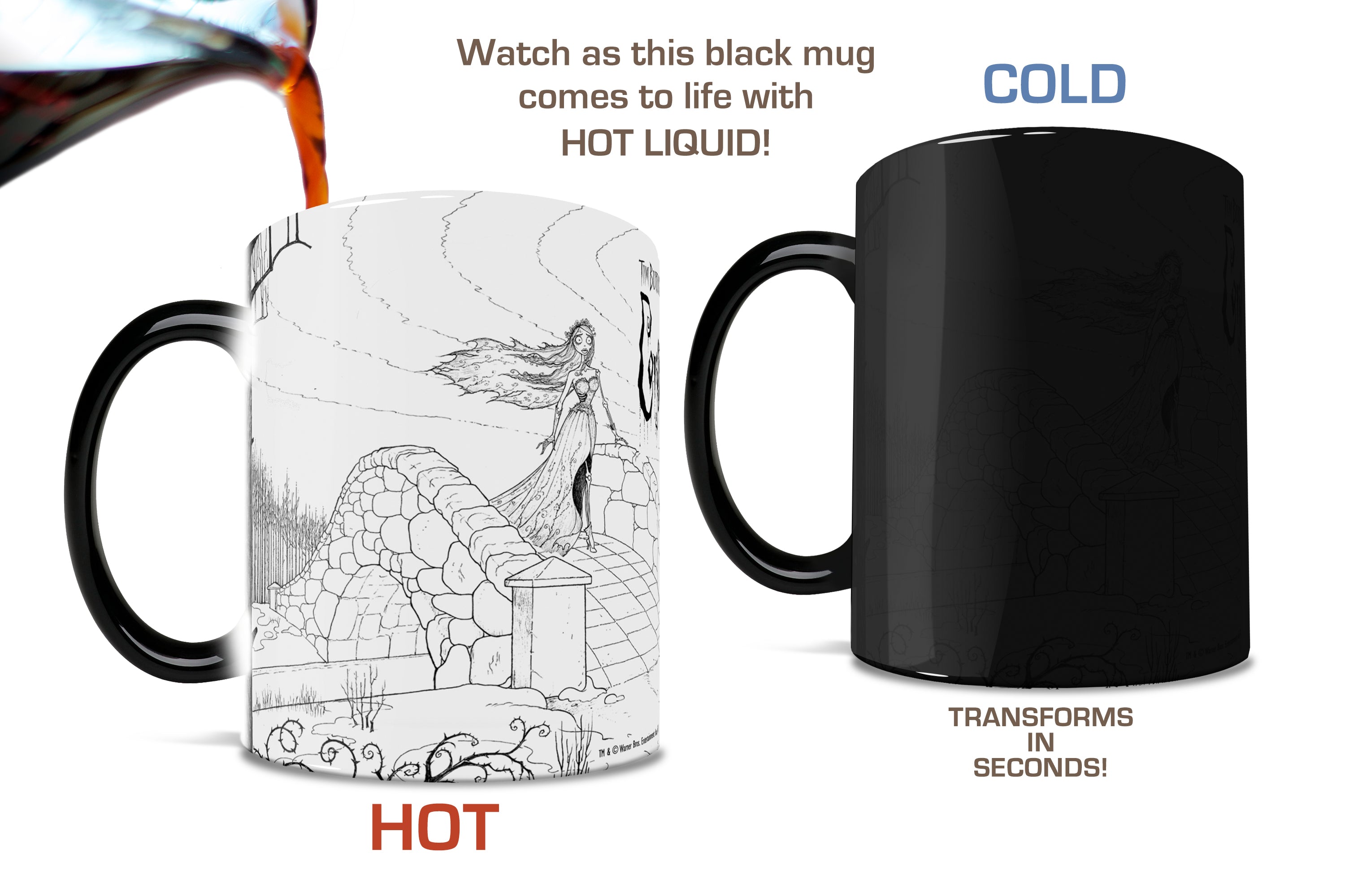 The Corpse Bride (Sketch) Morphing Mugs® Heat-Sensitive Mug MMUG027