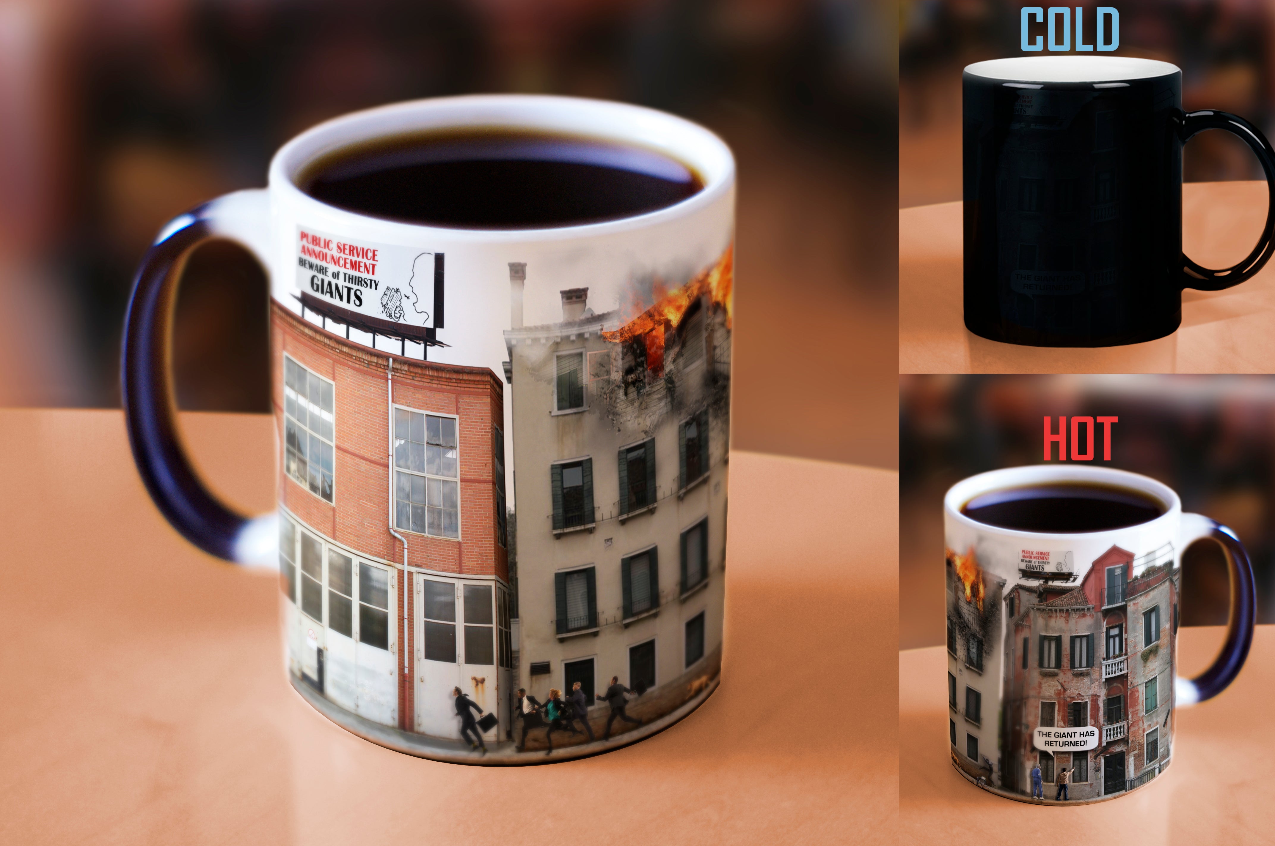 Trend Setters Original (Thirsty Giants City) Morphing Mugs® Heat-Sensitive Mug MMUG030