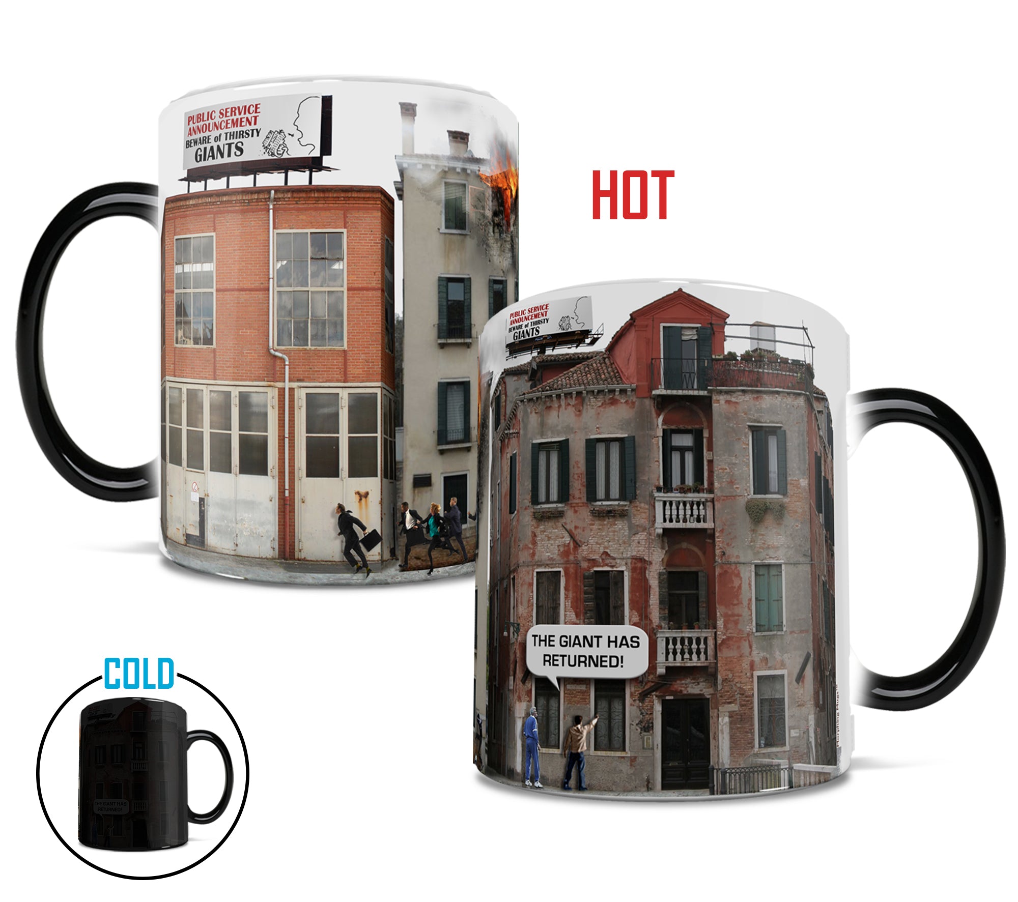 Trend Setters Original (Thirsty Giants City) Morphing Mugs® Heat-Sensitive Mug MMUG030