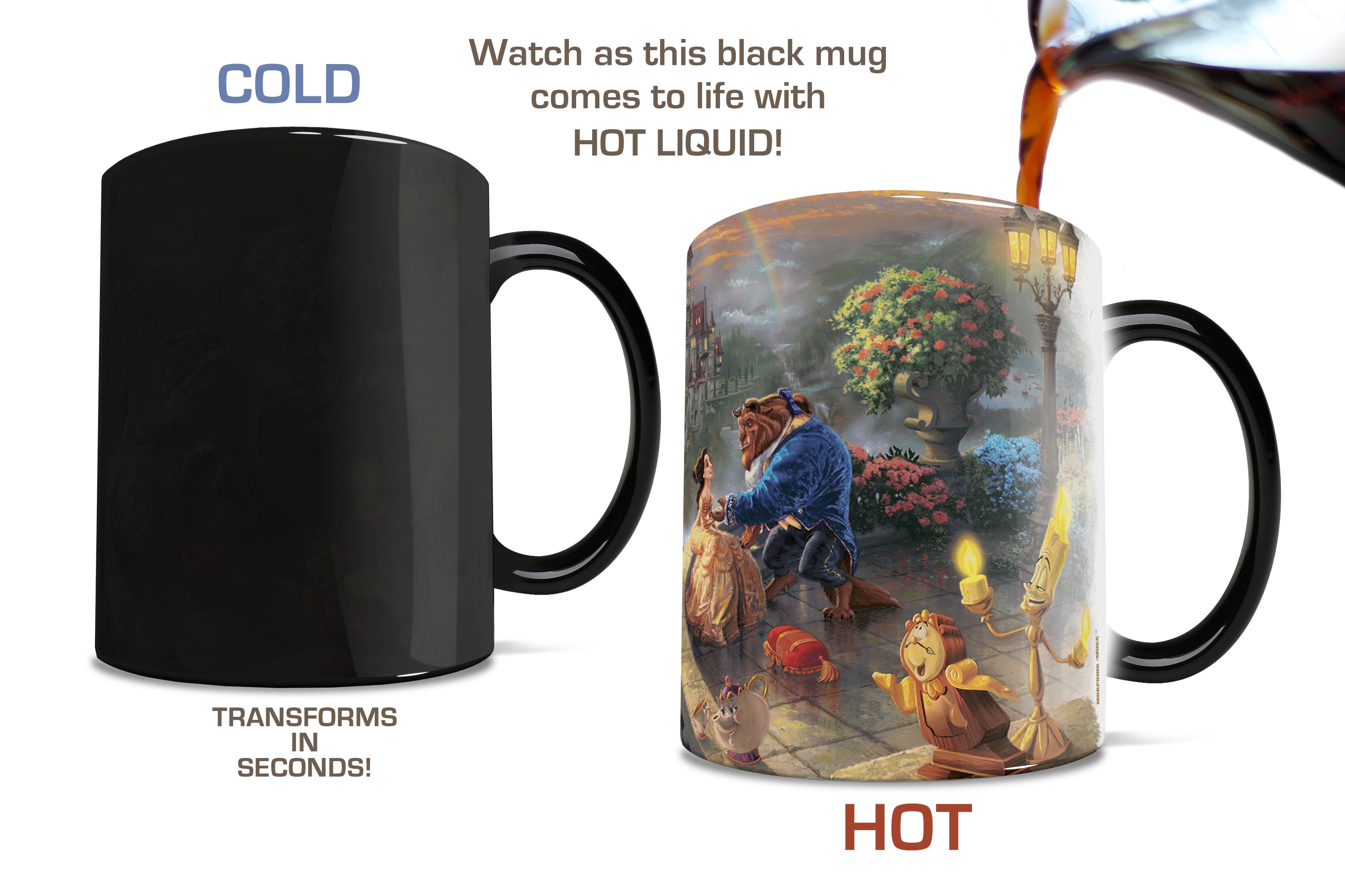 Disney (Beauty and the Beast Falling in Love) Morphing Mugs®  Heat-Sensitive Mug MMUG038