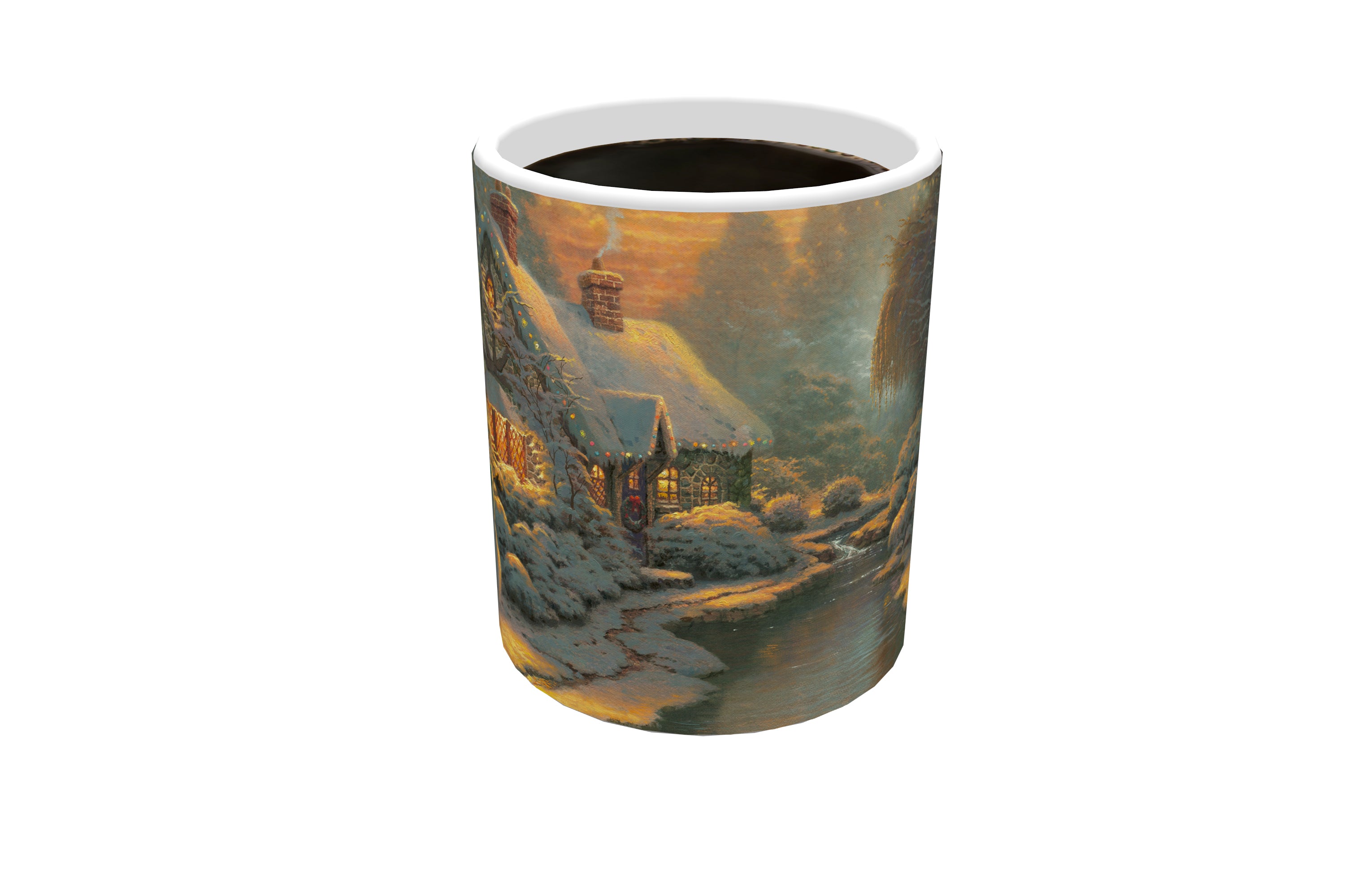 Thomas Kinkade Studios (Christmas Evening) Morphing Mugs® Heat-Sensitive Mug MMUG041