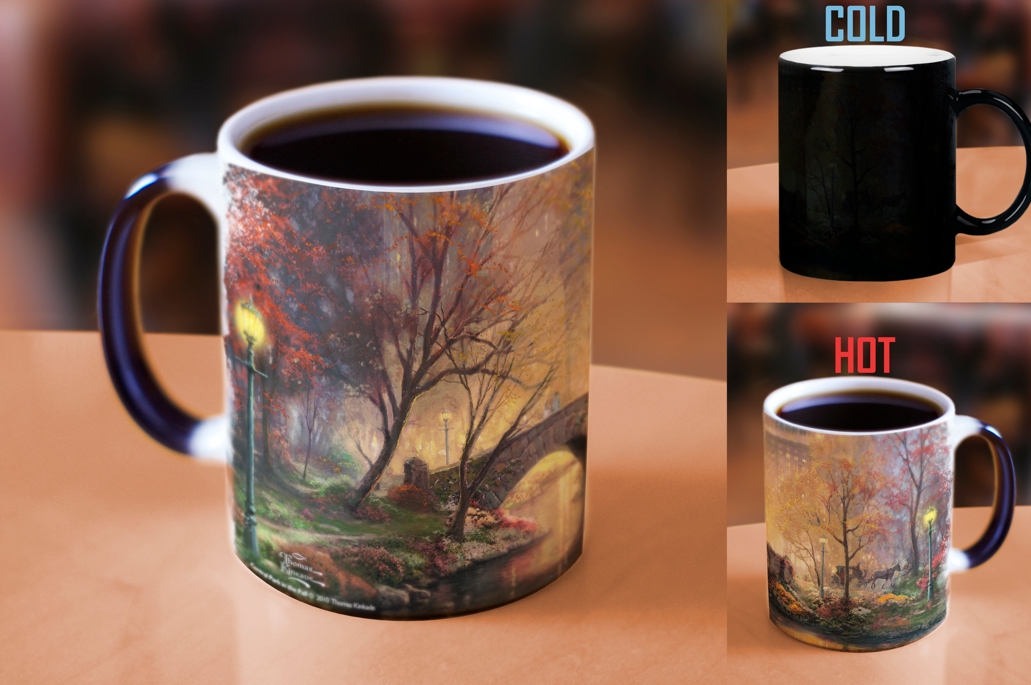 Thomas Kinkade Studios (Central Park in the Fall) Morphing Mugs® Heat-Sensitive Mug MMUG042