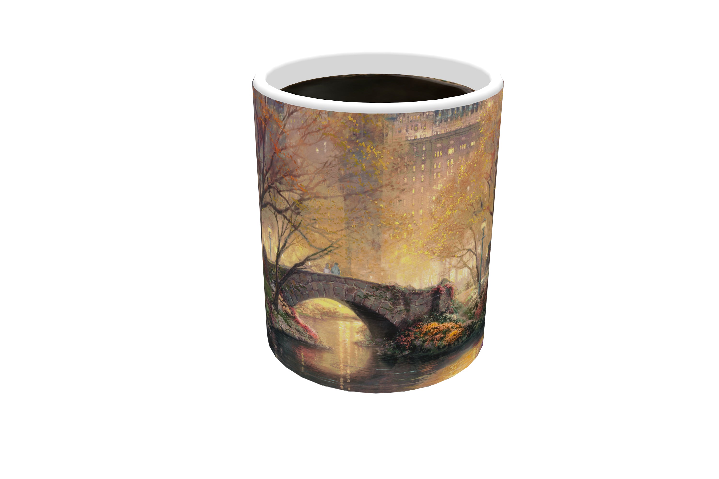 Thomas Kinkade Studios (Central Park in the Fall) Morphing Mugs® Heat-Sensitive Mug MMUG042