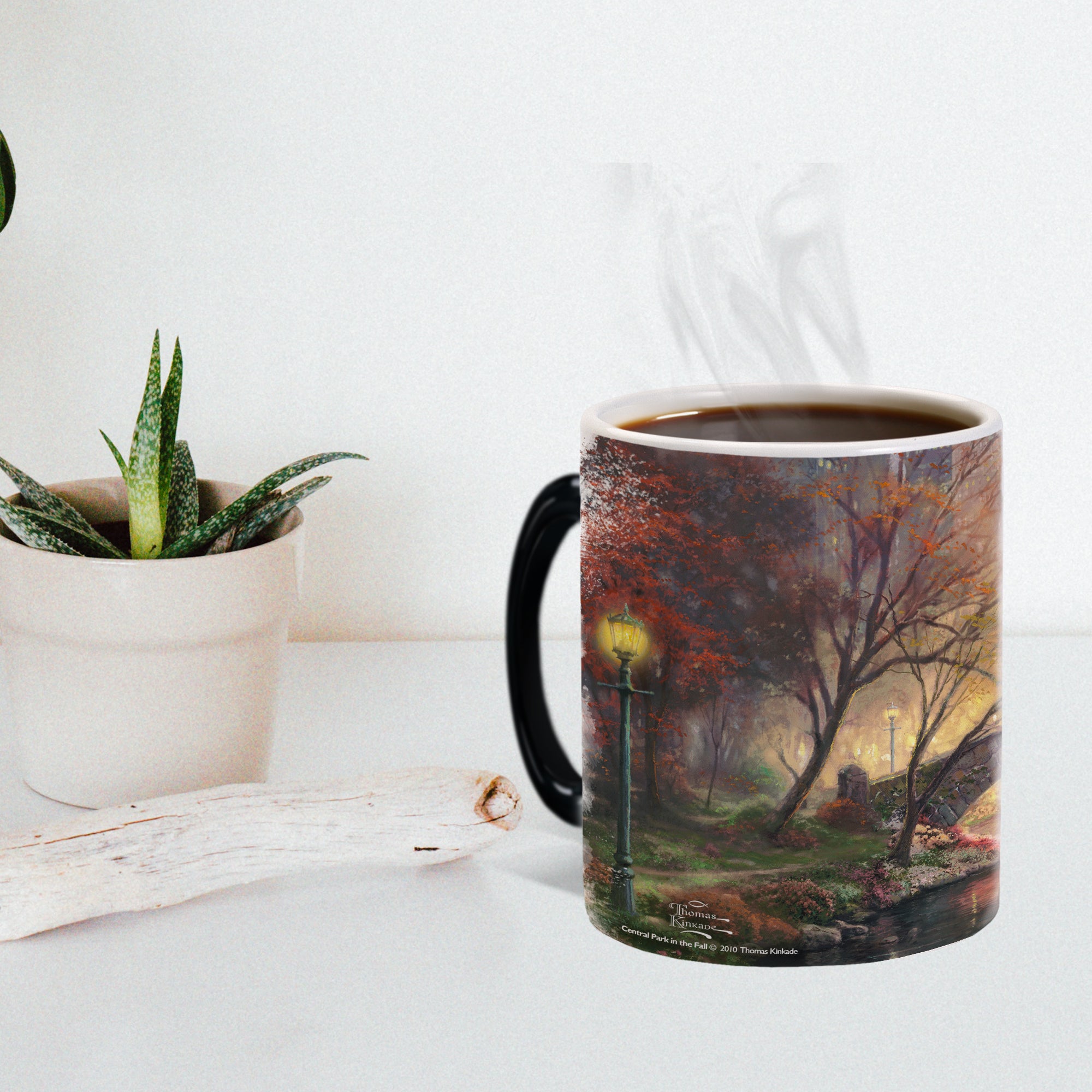 Thomas Kinkade Studios (Central Park in the Fall) Morphing Mugs® Heat-Sensitive Mug MMUG042