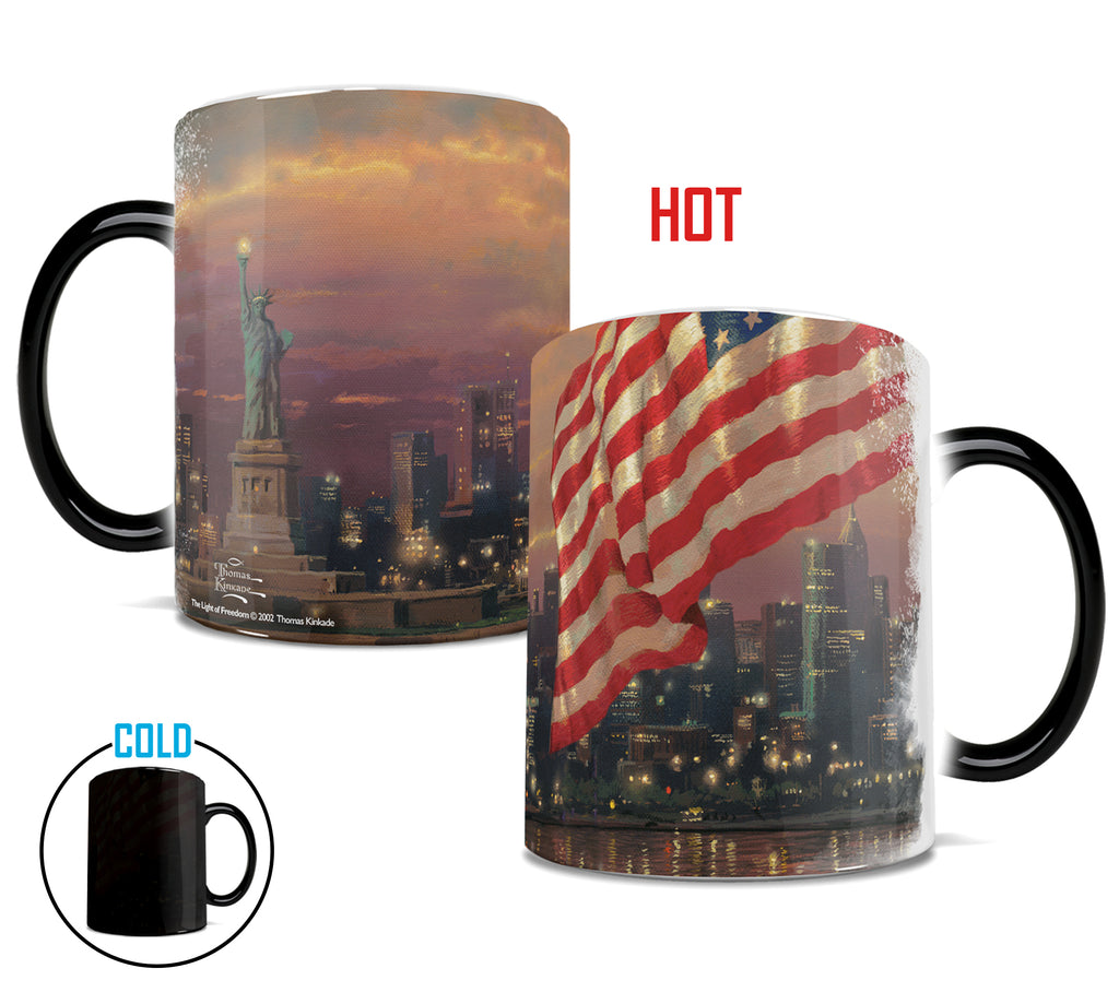 Thomas Kinkade (Light of Freedom) Morphing Mugs® Heat-Sensitive Mug MMUG043