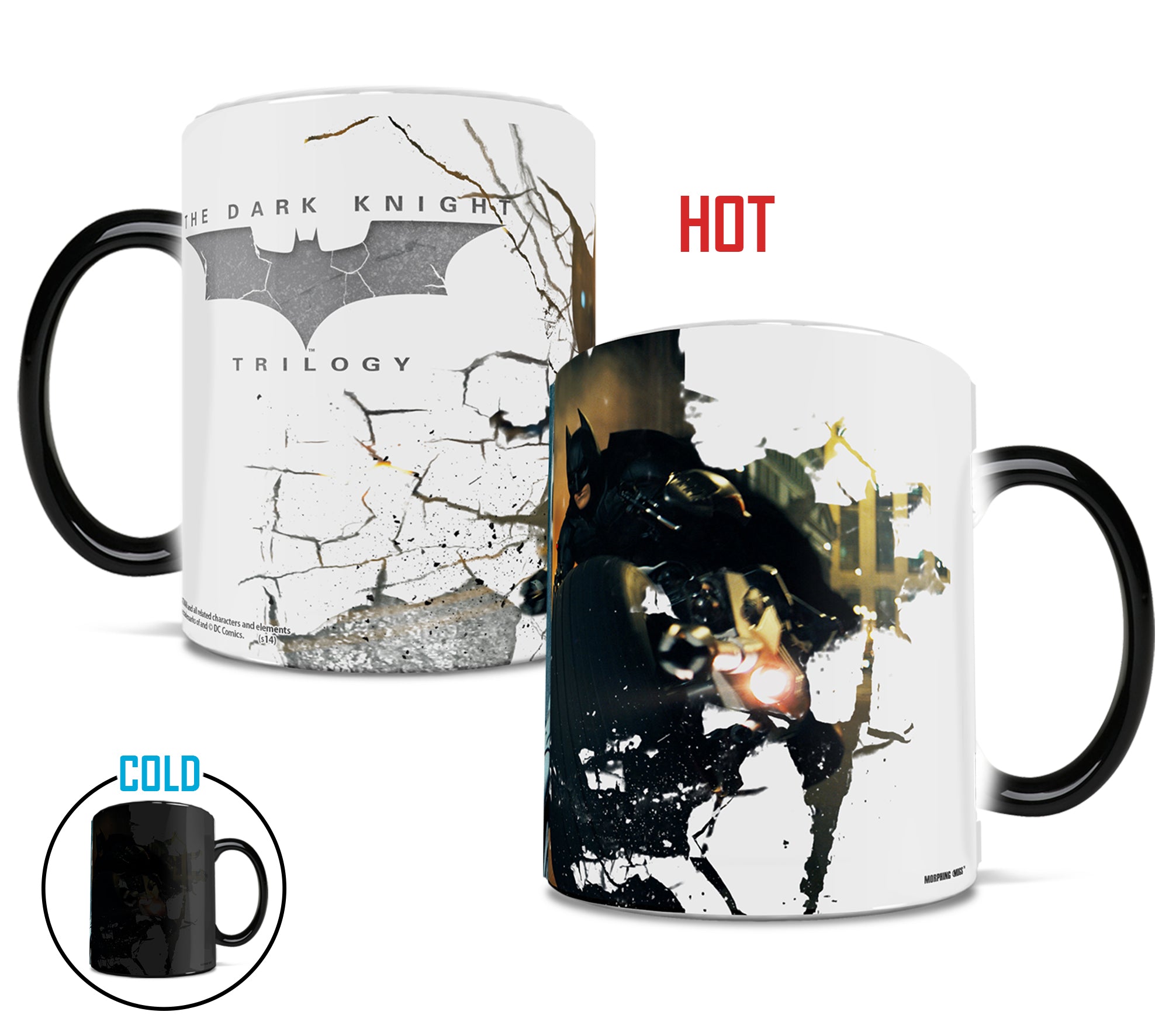 DC Comics (Batman: The Dark Knight Trilogy: Batman Shatter) Morphing Mugs® Heat-Sensitive Mug MMUG050