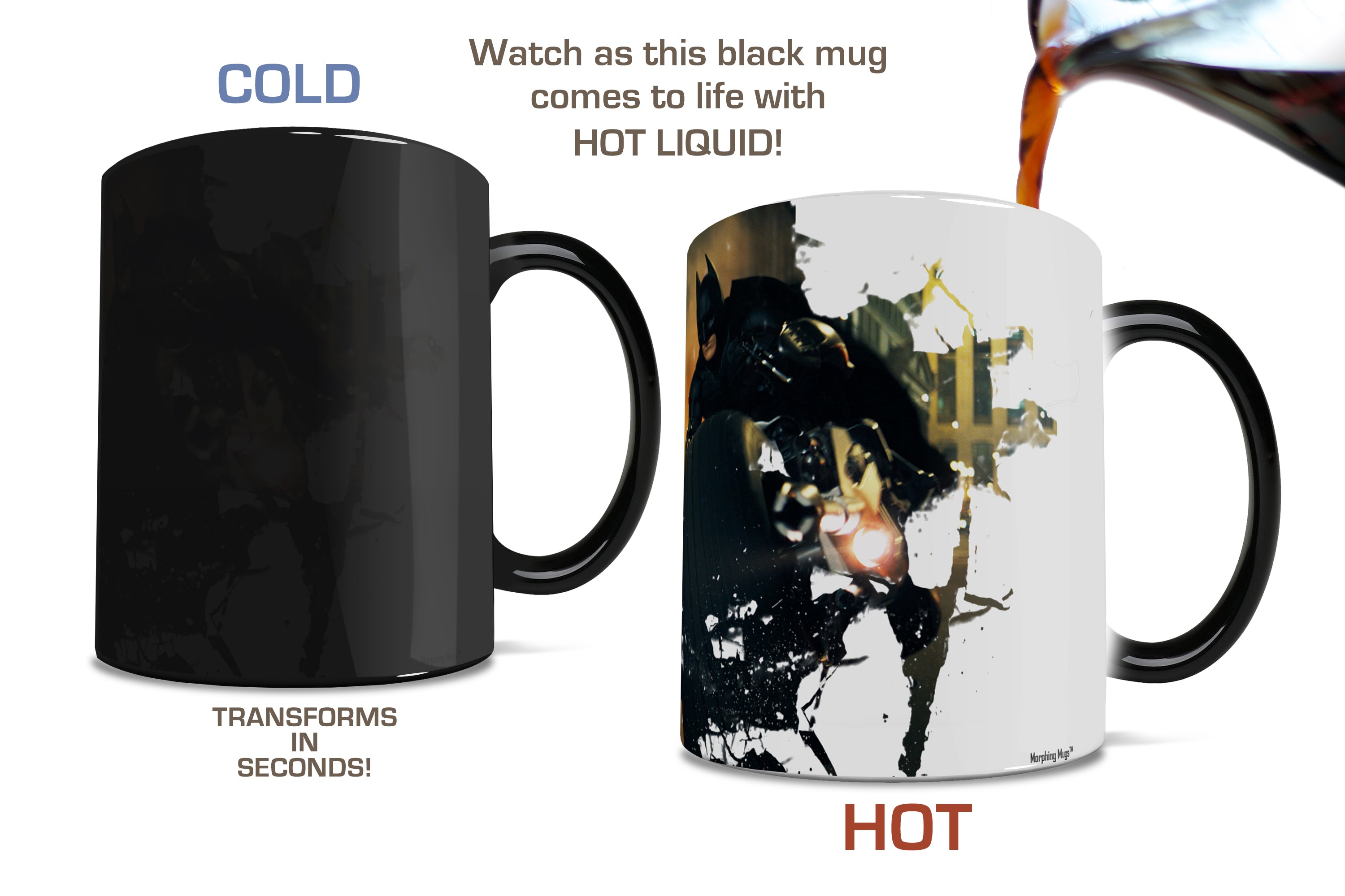 DC Comics (Batman: The Dark Knight Trilogy: Batman Shatter) Morphing Mugs® Heat-Sensitive Mug MMUG050