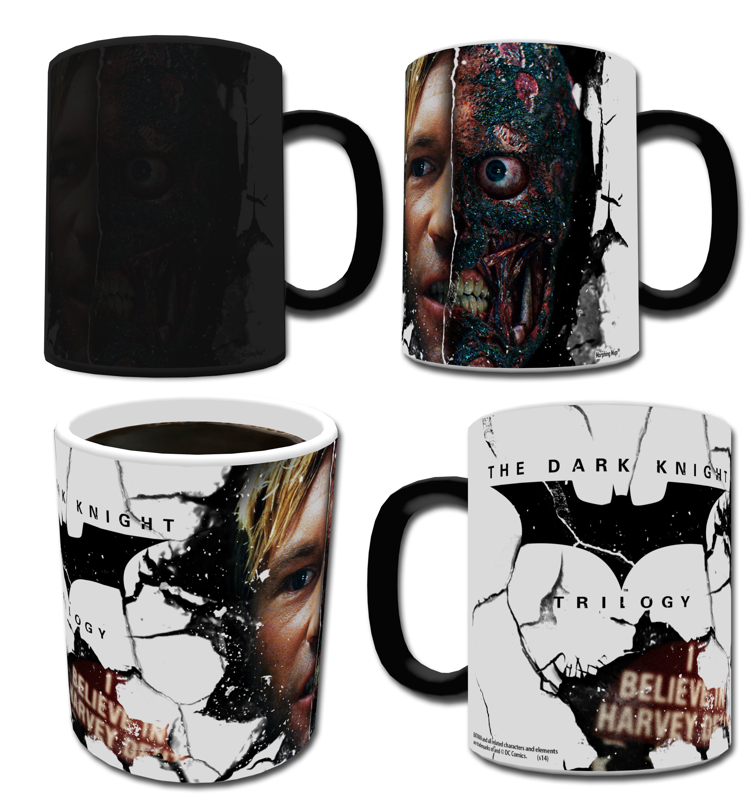 DC Comics (Batman: The Dark Knight Trilogy: Two Face) Morphing Mugs® Heat-Sensitive Mug MMUG054