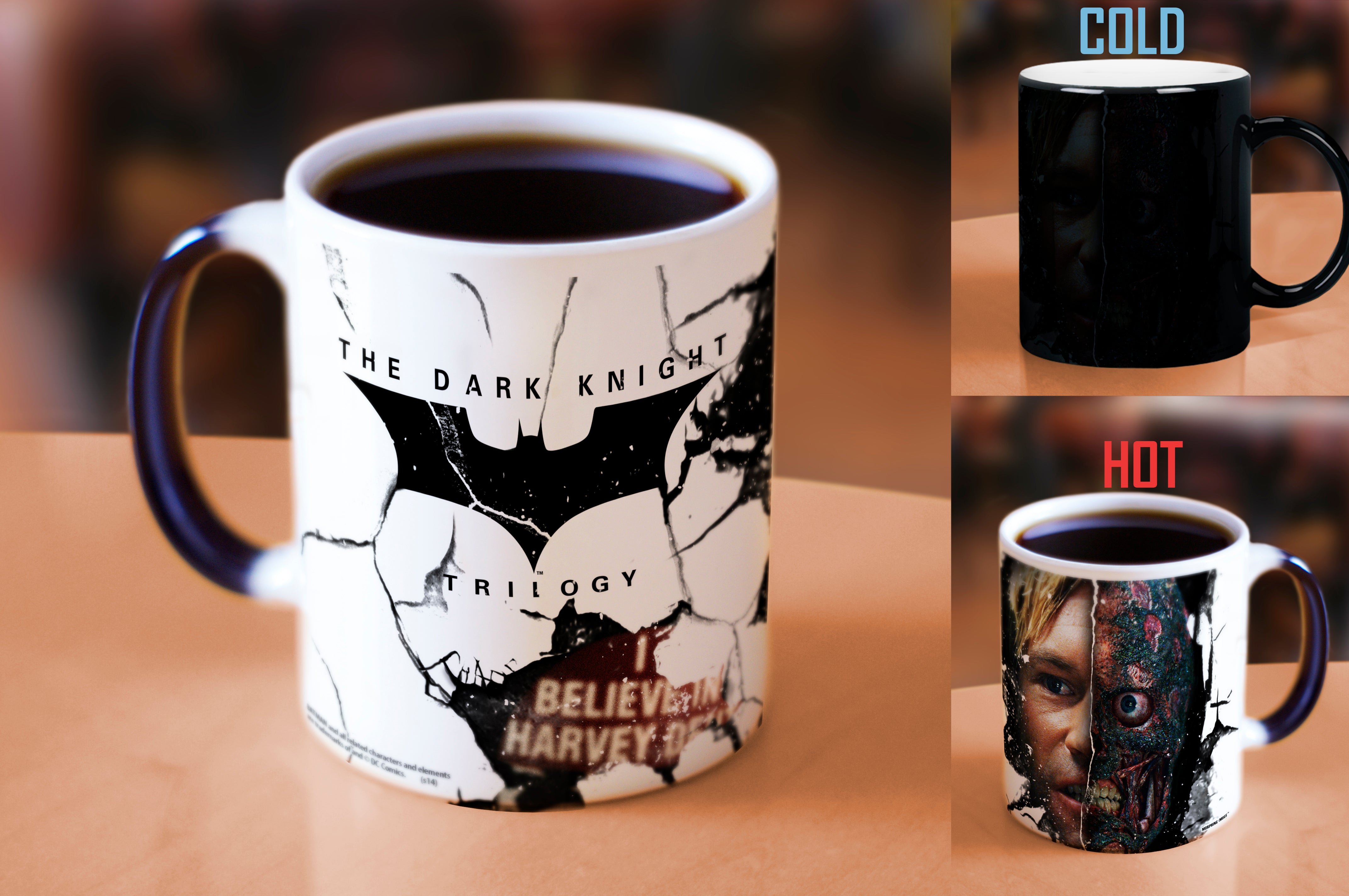 DC Comics (Batman: The Dark Knight Trilogy: Two Face) Morphing Mugs® Heat-Sensitive Mug MMUG054