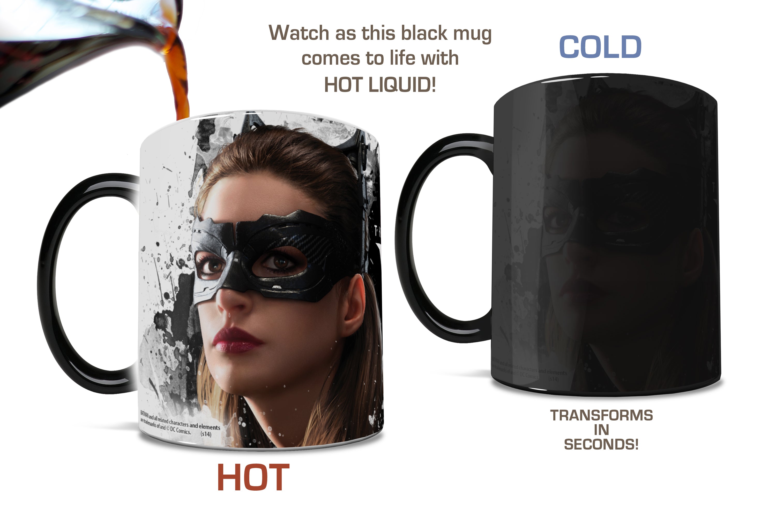 DC Comics (Batman: The Dark Knight Trilogy: Catwoman) Morphing Mugs® Heat-Sensitive Mug MMUG056