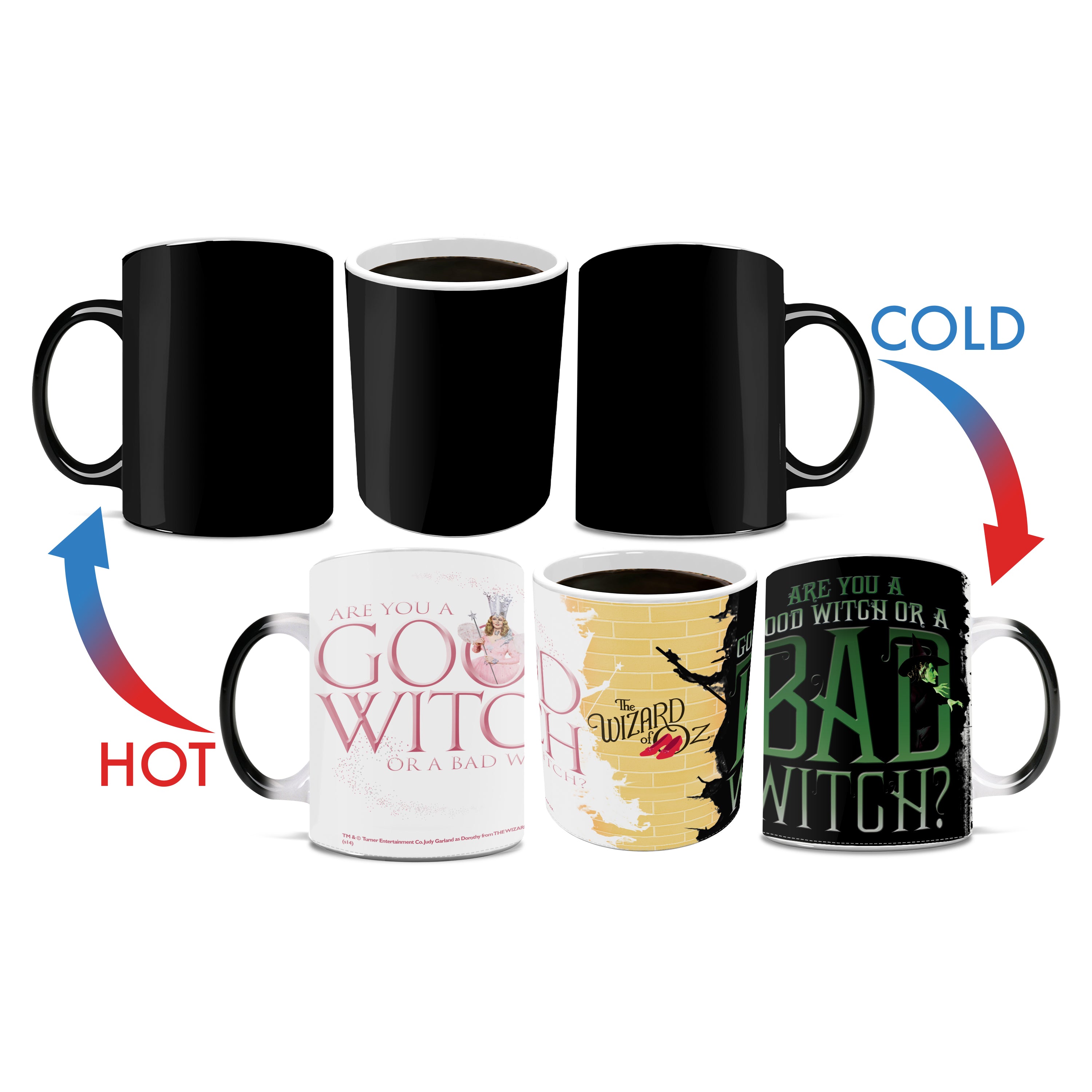The Wizard of Oz (Good Witch Bad Witch) Morphing Mugs® Heat-Sensitive Mug MMUG062