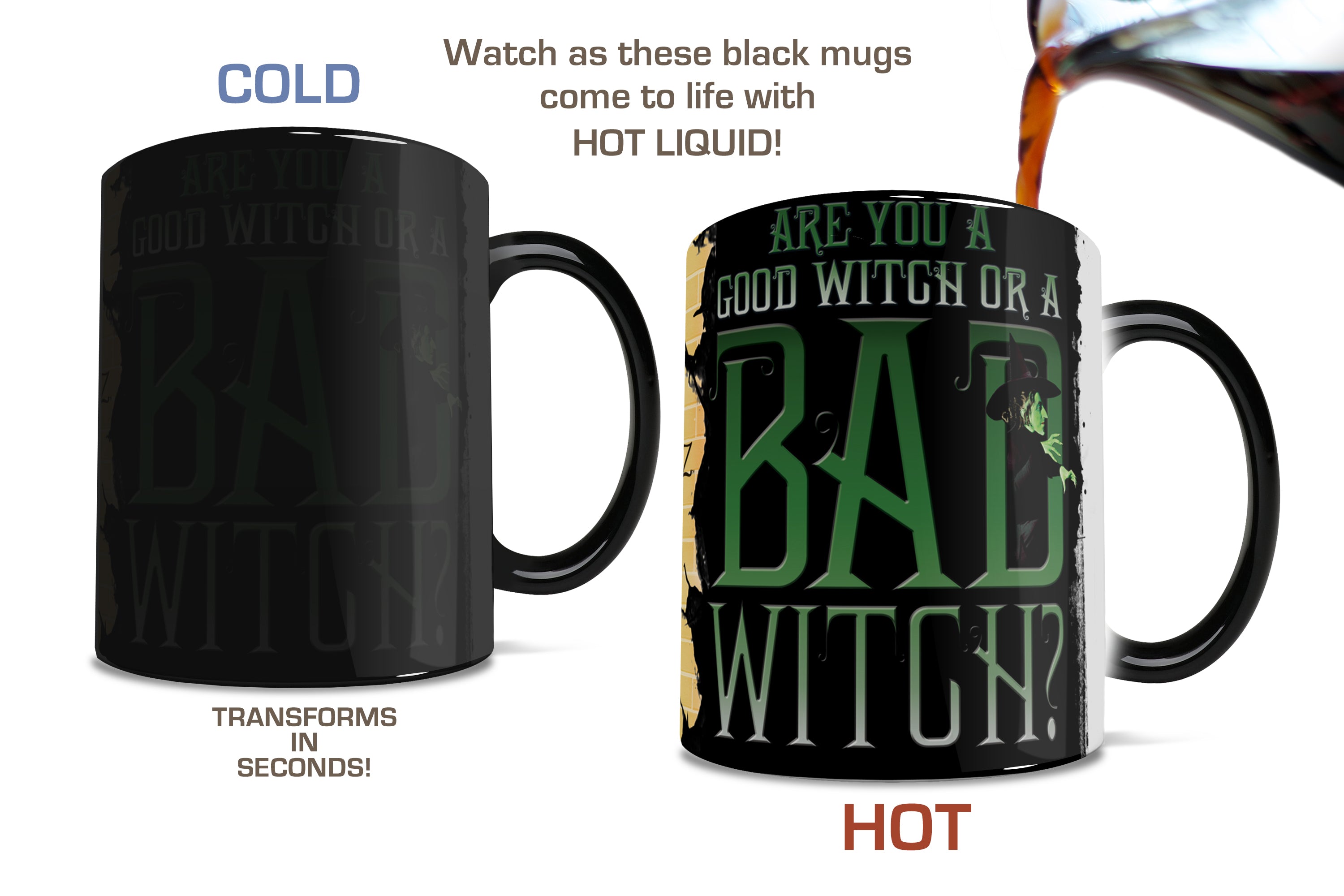 The Wizard of Oz (Good Witch Bad Witch) Morphing Mugs® Heat-Sensitive Mug MMUG062